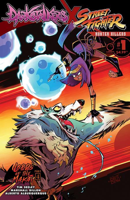 DARKSTALKERS X STREET FIGHTER HUNTER KILLERS #1 (ONE SHOT) CVR B BRETT BEAN VAR