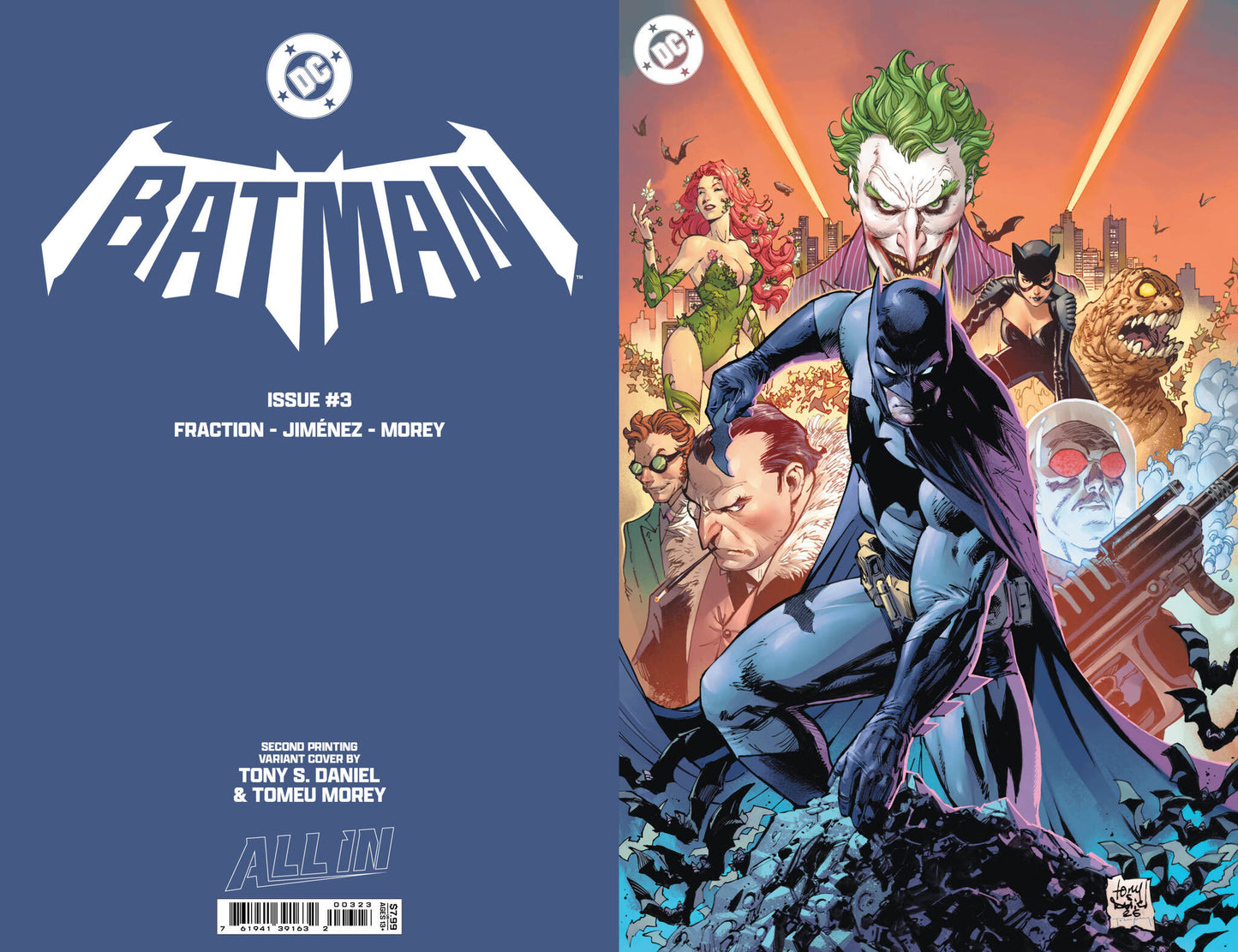 BATMAN #3 Second Printing Cvr C Tony S Daniels Foil Var