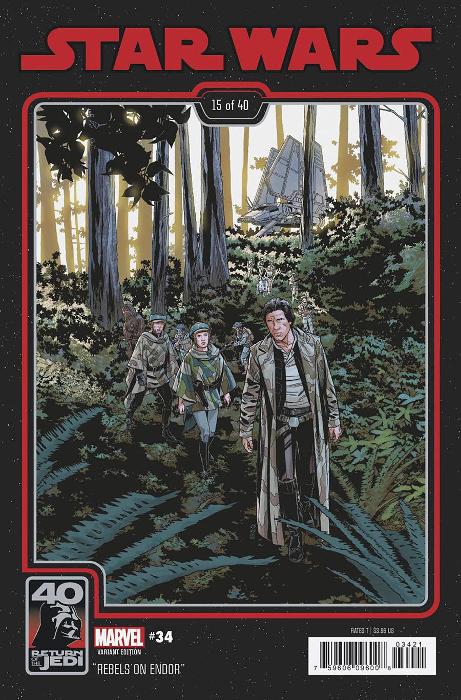 STAR WARS (2020) #34 CHRIS SPROUSE RETURN OF THE JEDI 40TH ANNIVERSARY VARIANT