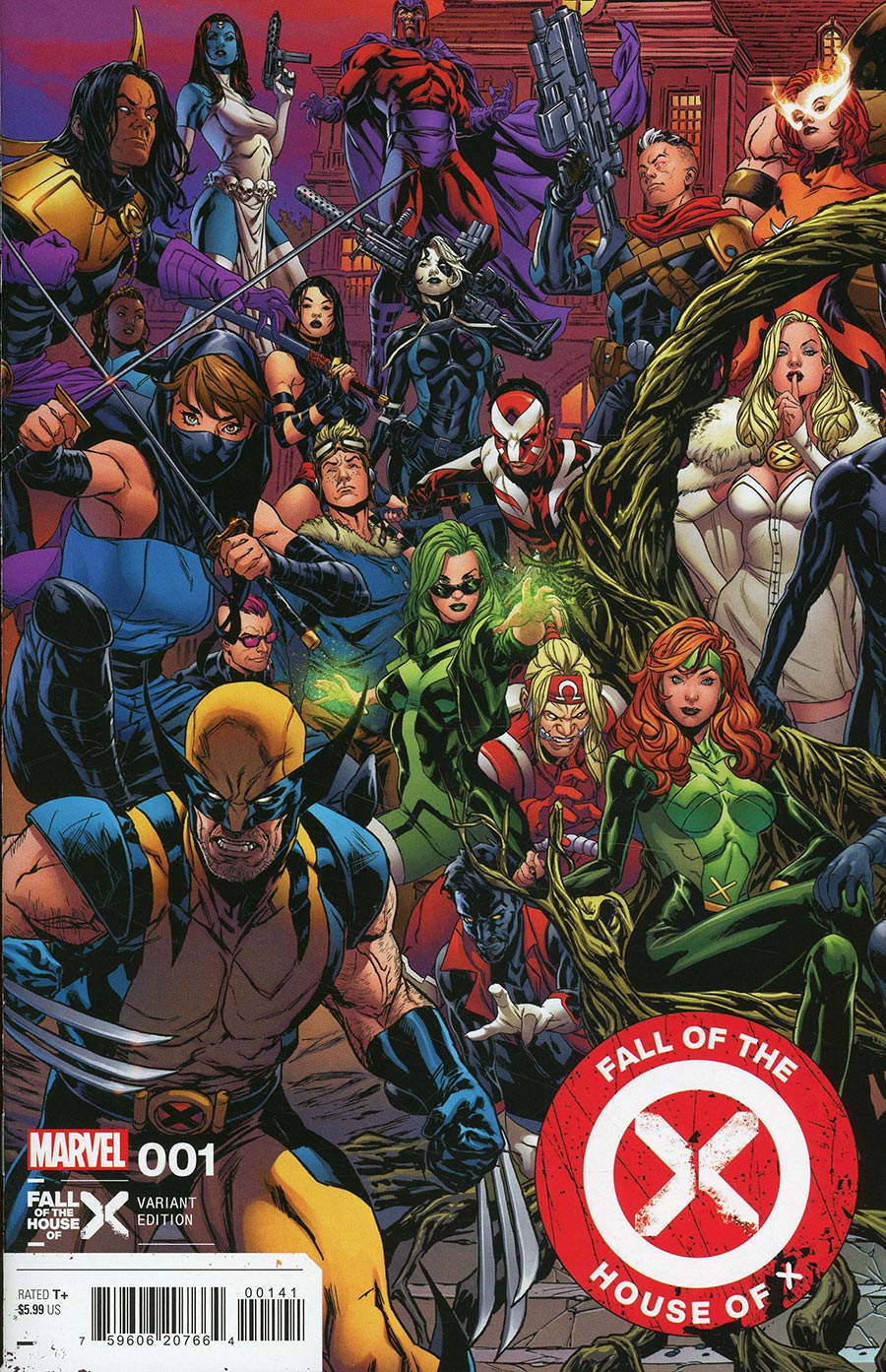 FALL OF THE HOUSE OF X (2024) #1 MARK BROOKS VARIANT