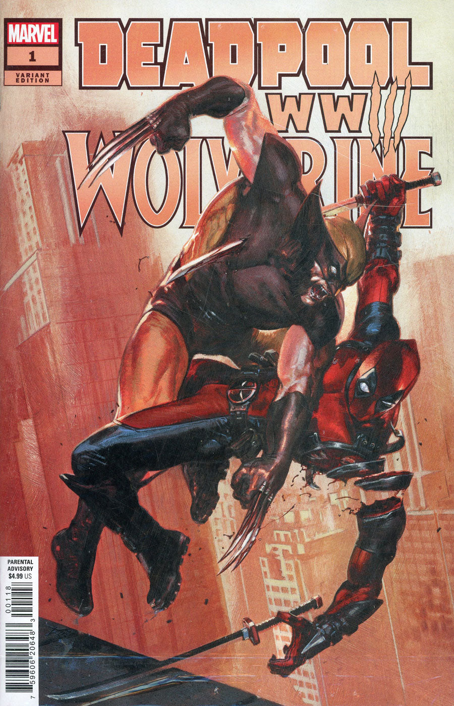 DEADPOOL & WOLVERINE WWIII #1 GABRIELE DELL'OTTO SURPRISE VARIANT