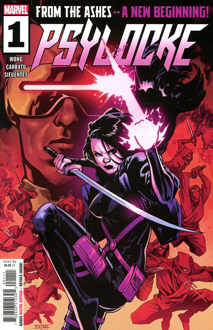 PSYLOCKE #1 MAHMUD ASRAR MAIN COVER