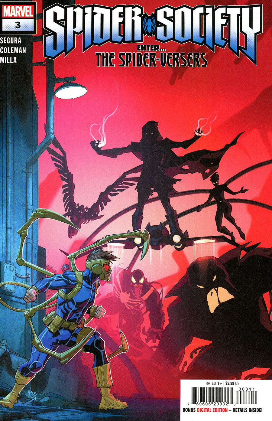 SPIDER-SOCIETY #3 PETE WOODS MAIN COVER