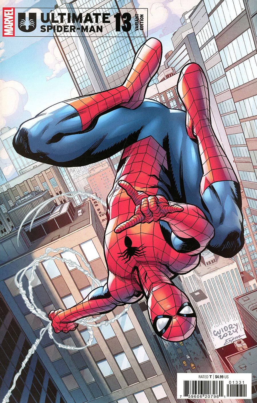 ULTIMATE SPIDER-MAN #13 GAVIN GUIDRY VARIANT