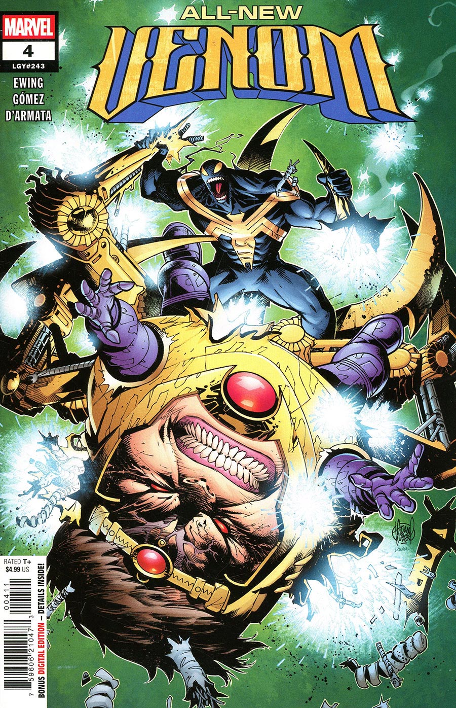 ALL-NEW VENOM #4 ADAM KUBERT MAIN COVER