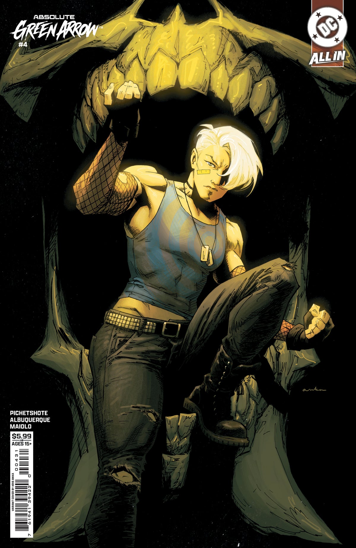 ABSOLUTE GREEN ARROW #4 (OF 6) CVR C KRIS ANKA CARD STOCK VAR