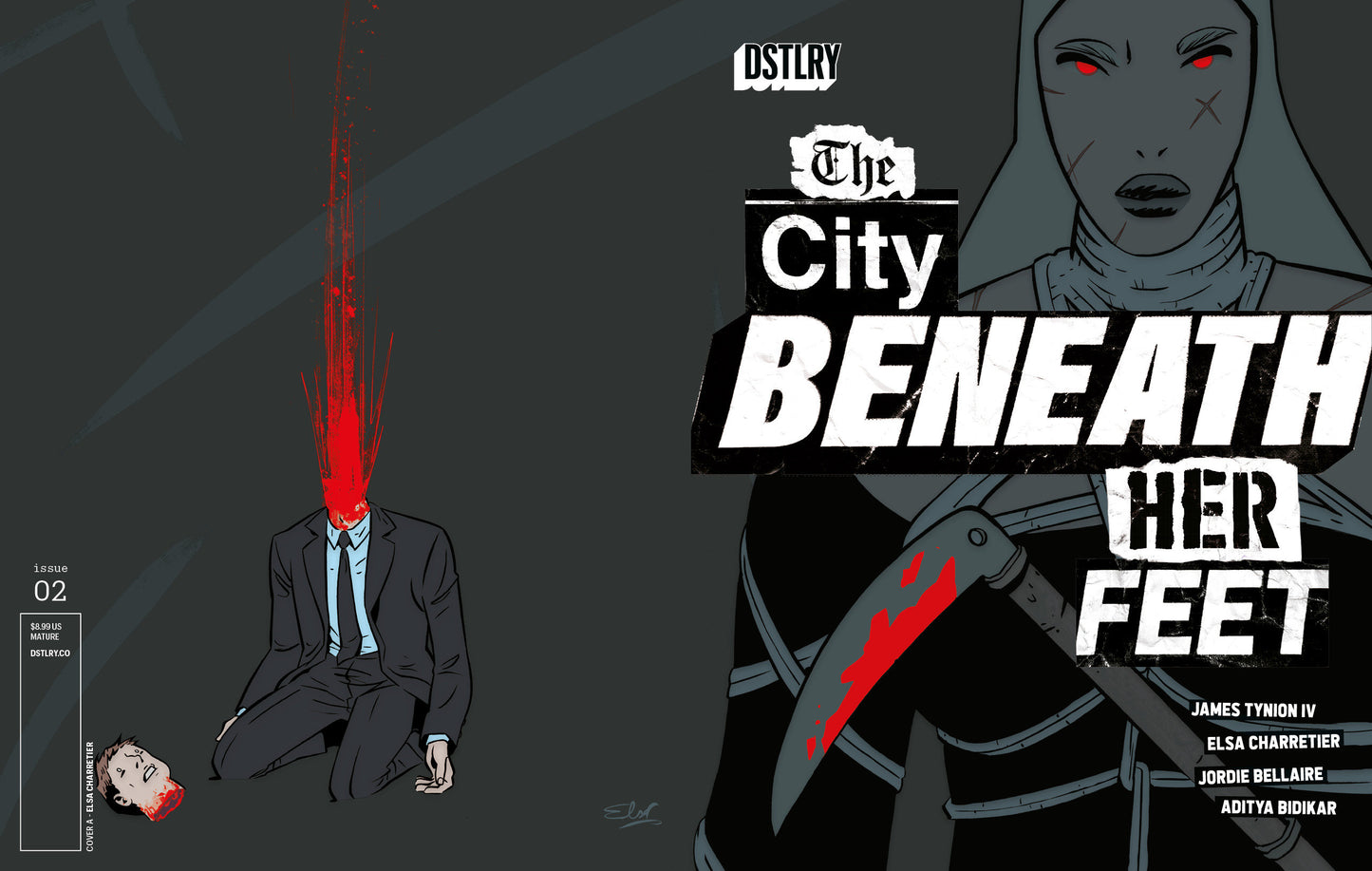 THE CITY BENEATH HER FEET #2 CVR A ELSA CHARRETIER