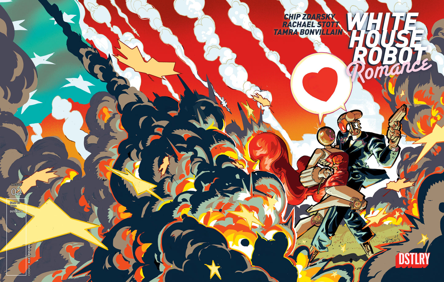 WHITE HOUSE ROBOT ROMANCE #2 CVR B RILEY ROSSMO VARIANT