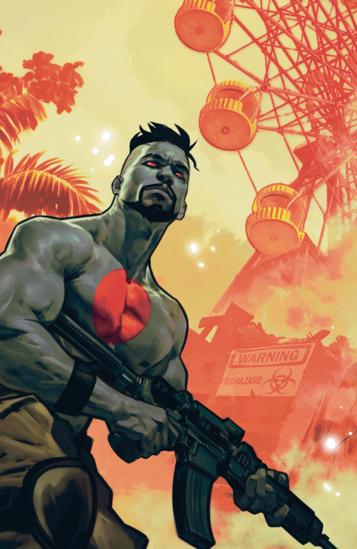 VALIANT BEYOND: BLOODSHOT #4--MAN MADE HELL #1 VARIANT D (TOMASELLI FULL ART)