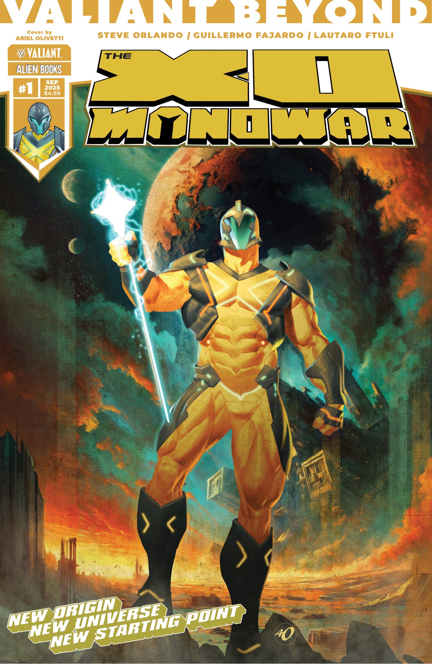 VALIANT BEYOND: THE X-O MANOWAR #1 COVER A (OLIVETTI)