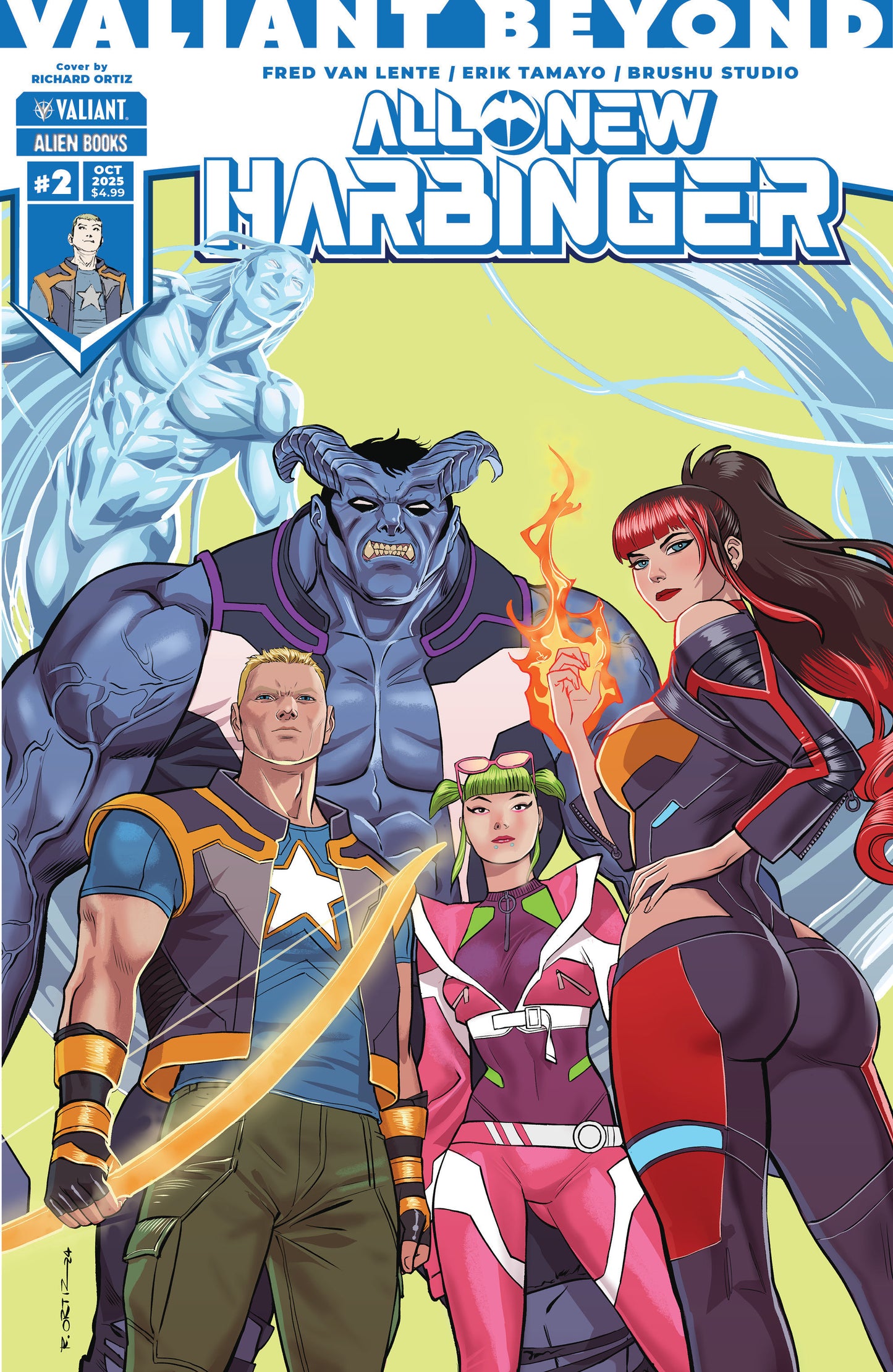 VALIANT BEYOND: ALL-NEW HARBINGER #2 VARIANT B (ORTIZ)