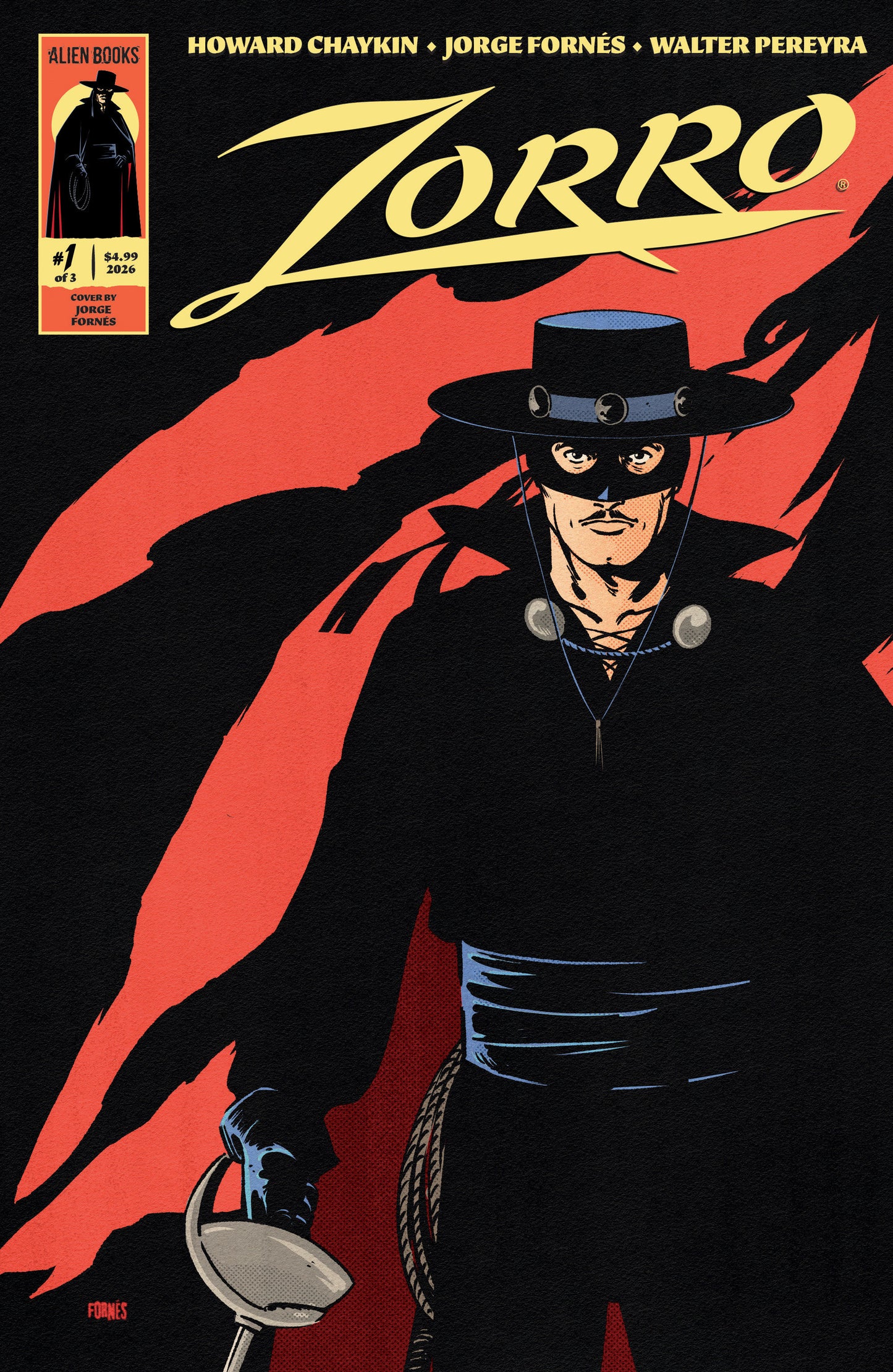 ZORRO #1 COVER A (FORNÉS)