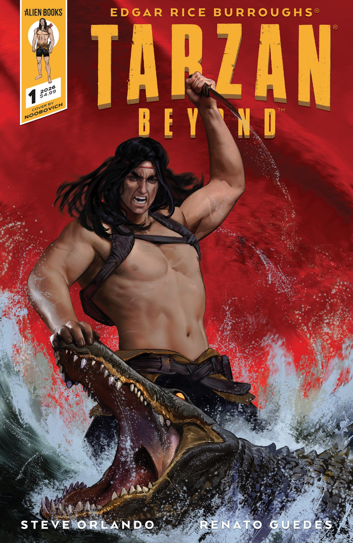 TARZAN BEYOND #1 VARIANT D (NOOBOVICH)