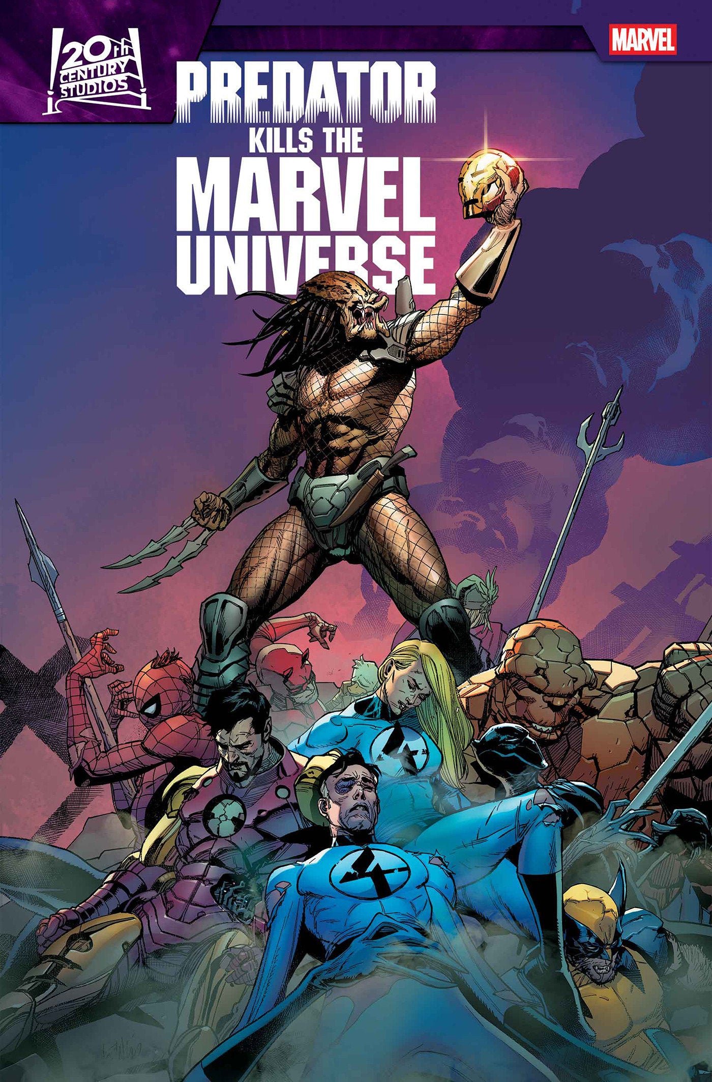 PREDATOR KILLS THE MARVEL UNIVERSE #1 POSTER