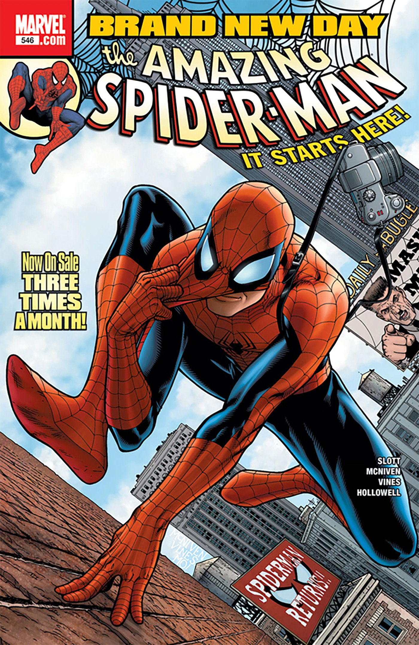 AMAZING SPIDER-MAN #546 FACSIMILE EDITION POSTER