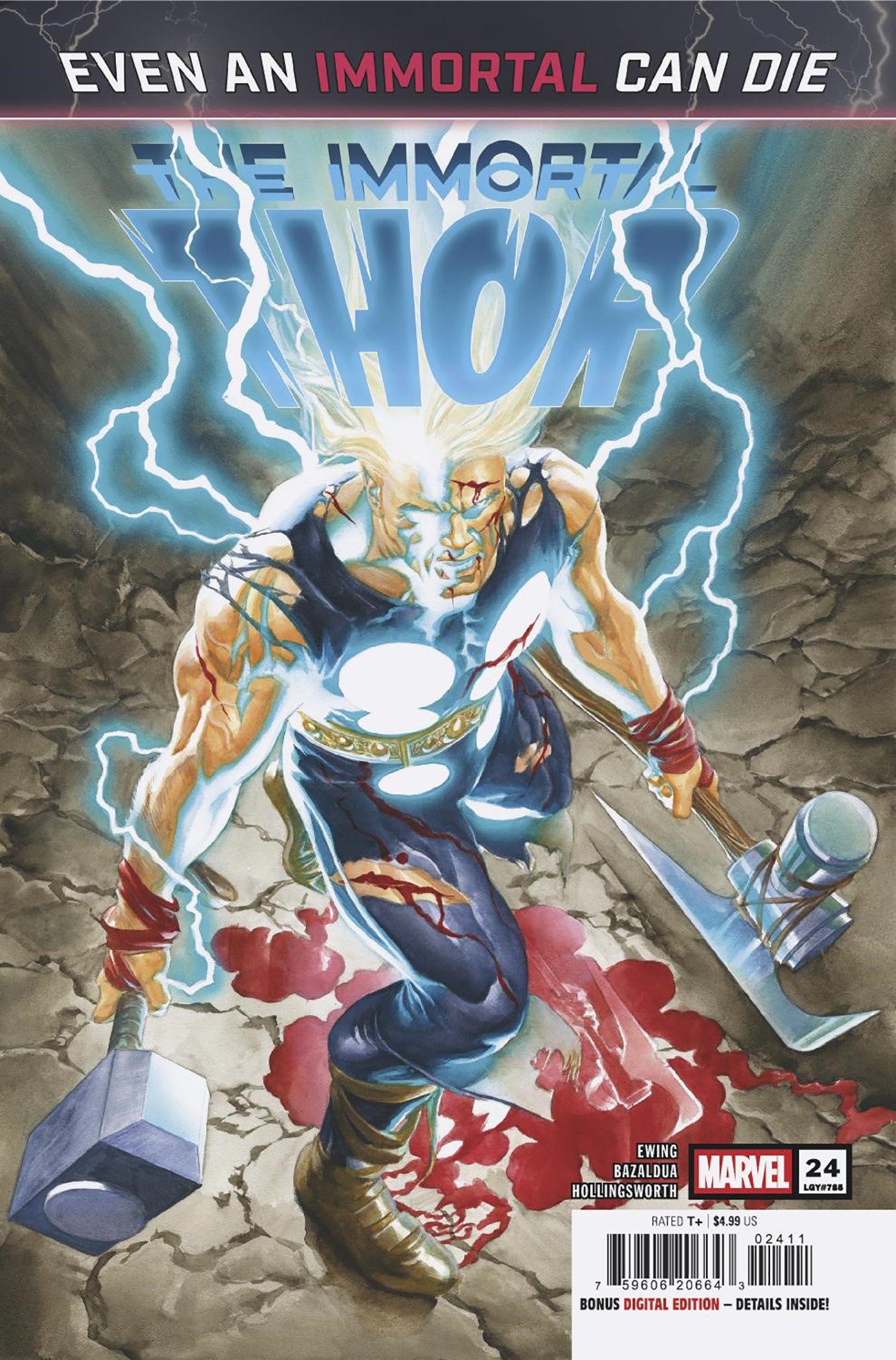IMMORTAL THOR #24 ALEX ROSS MAIN COVER