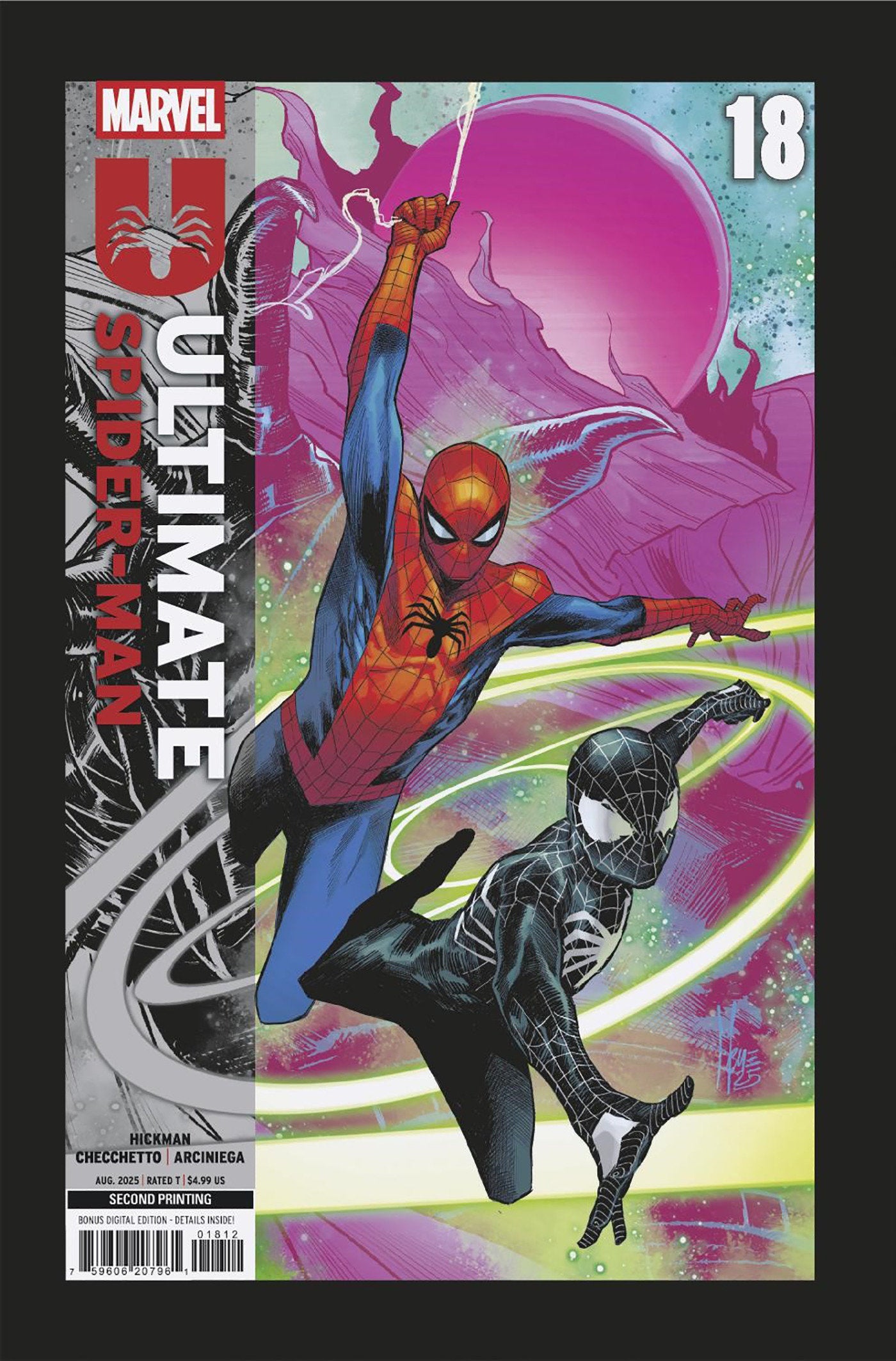 ULTIMATE SPIDER-MAN #18 MARCO CHECCHETTO 2ND PRINTING VARIANT