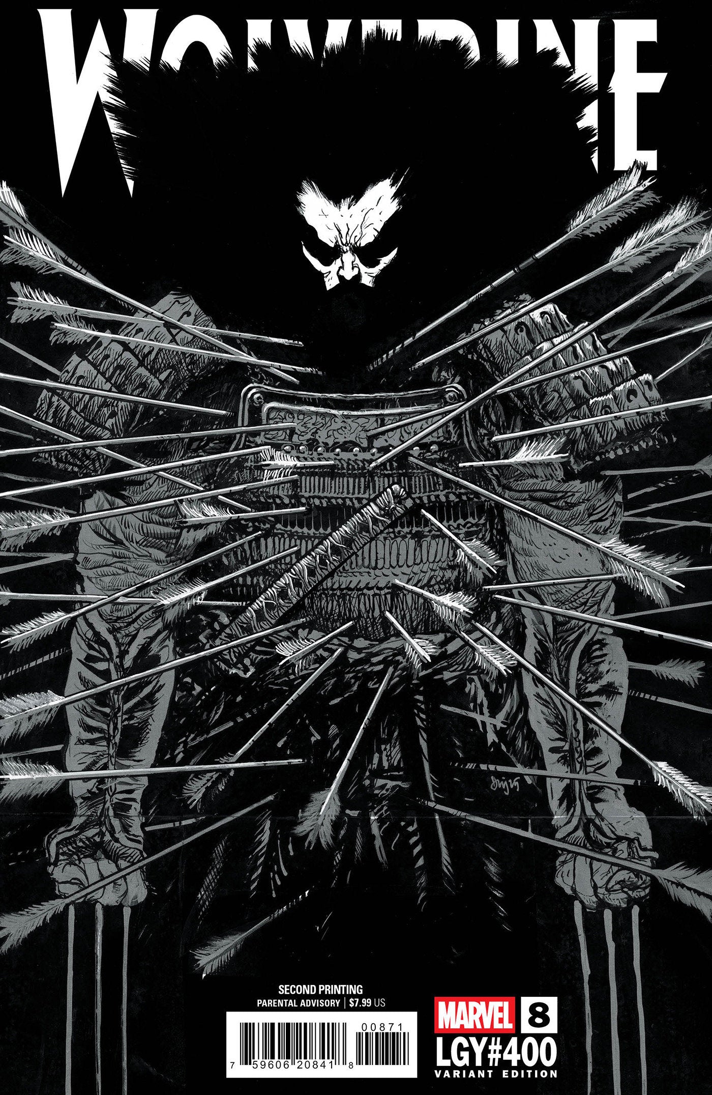 WOLVERINE #8 DANIEL WARREN JOHNSON 2ND PRINTING VARIANT