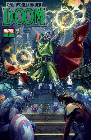 ONE WORLD UNDER DOOM #1 BEN HARVEY MAIN COVER
