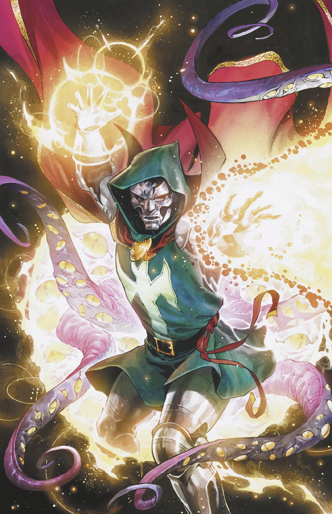 ONE WORLD UNDER DOOM #2 JEROME OPENA RATIO VIRGIN 2ND PRINTING VARIANT