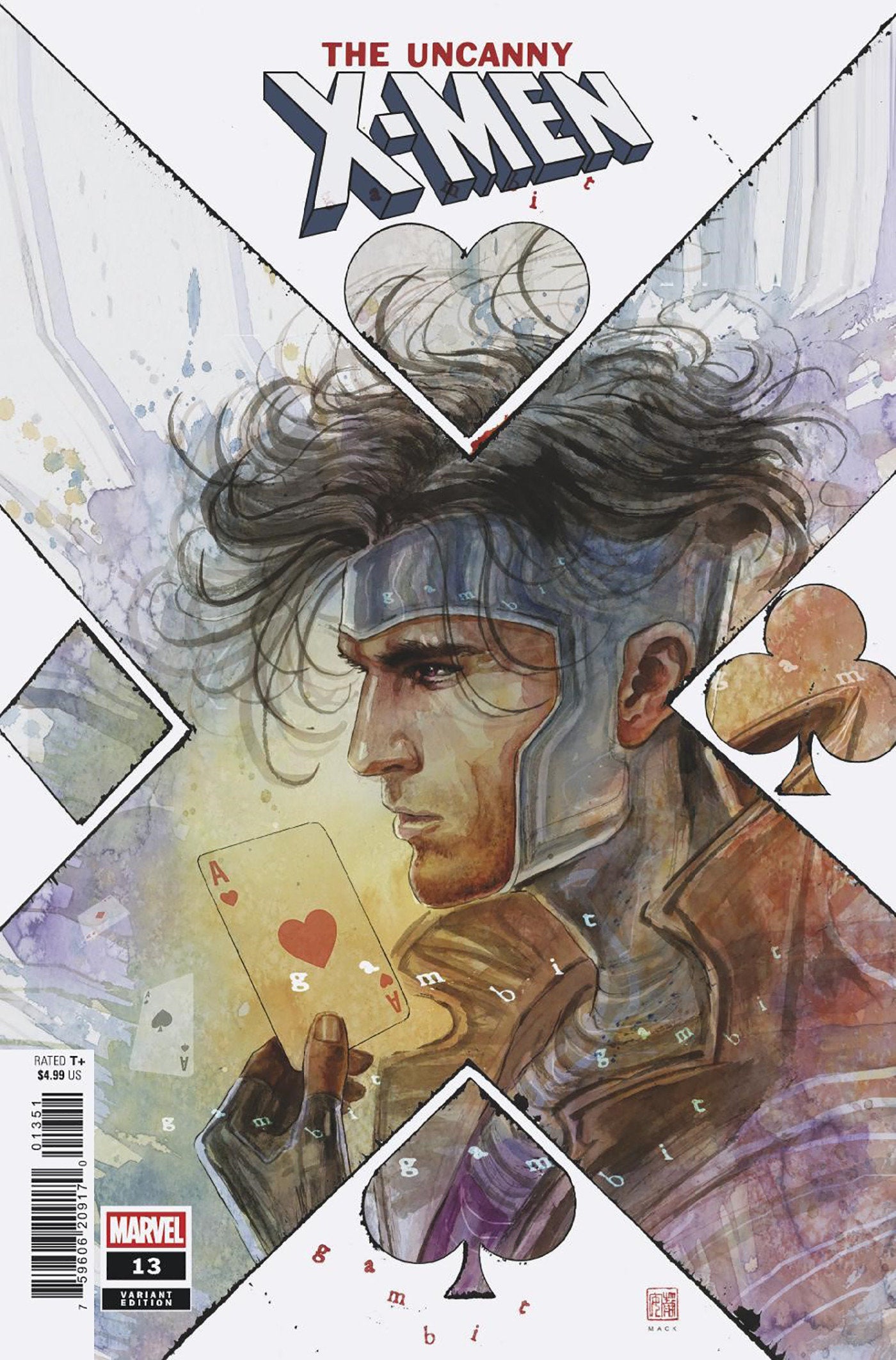 UNCANNY X-MEN #13 DAVID MACK VARIANT
