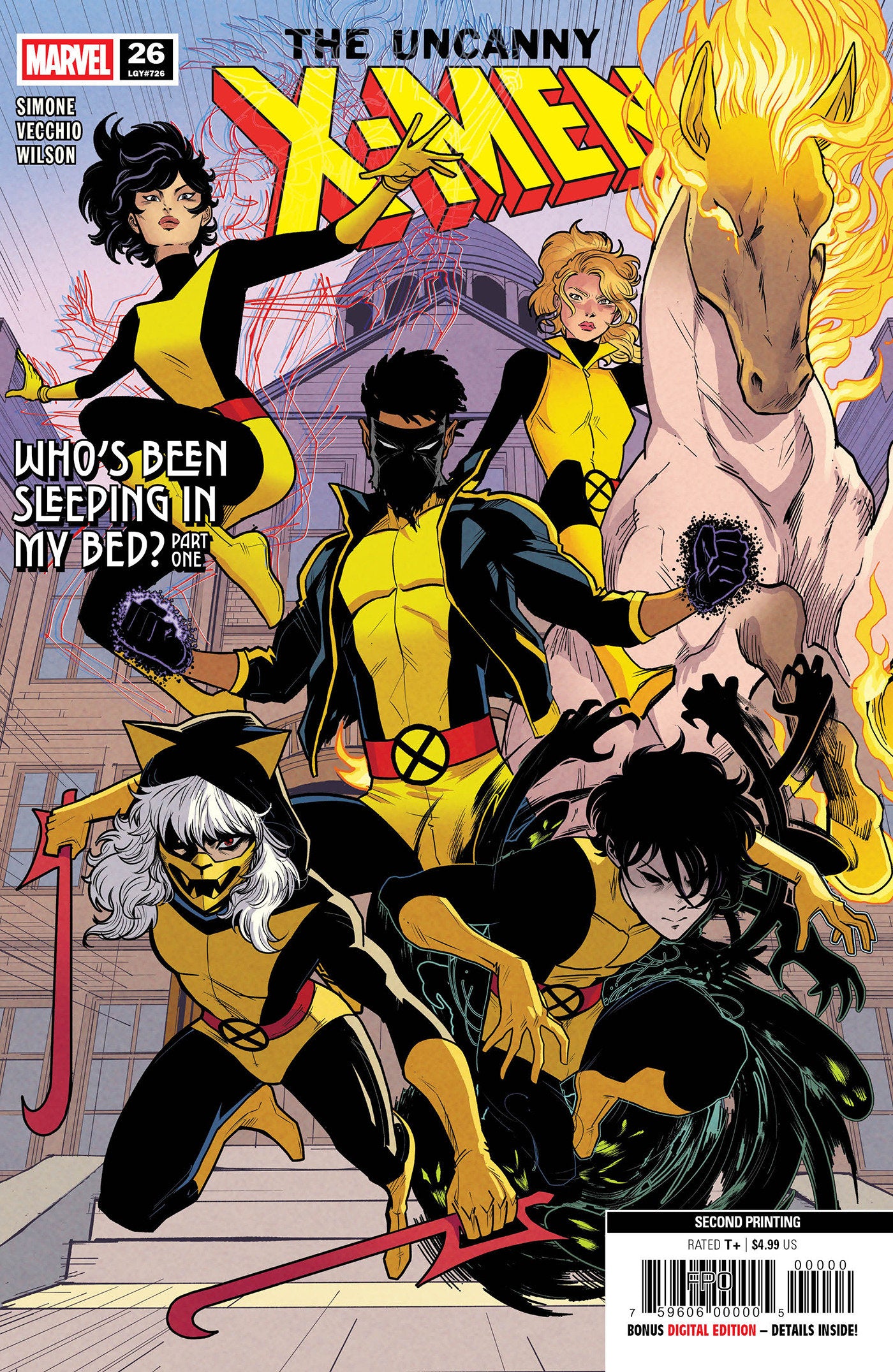 UNCANNY X-MEN #26 LUCIANO VECCHIO 2ND PRINTING VARIANT