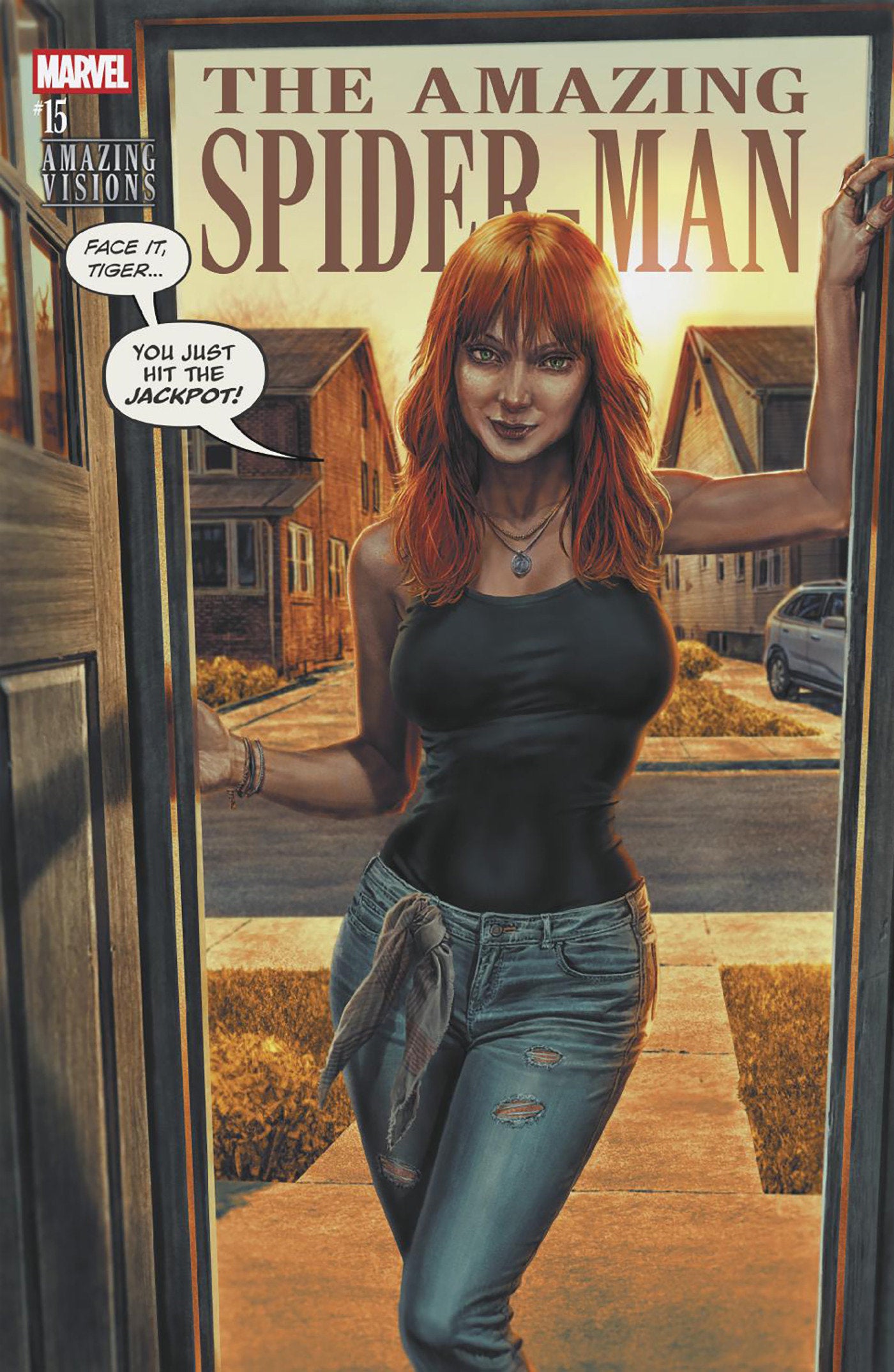 AMAZING SPIDER-MAN #15 LEE BERMEJO AMAZING VISIONS VARIANT