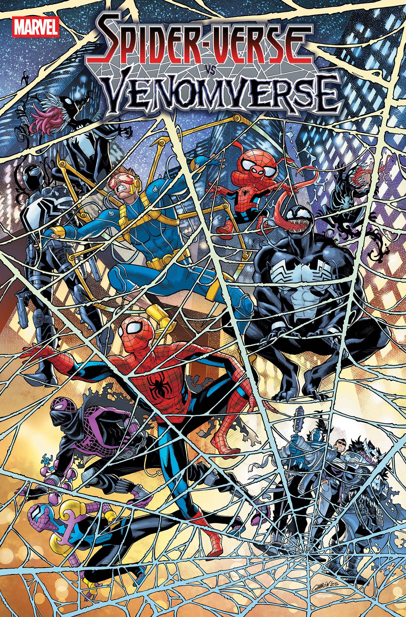 SPIDER-VERSE VS. VENOMVERSE #1 JAVIER GARRON FOIL VARIANT