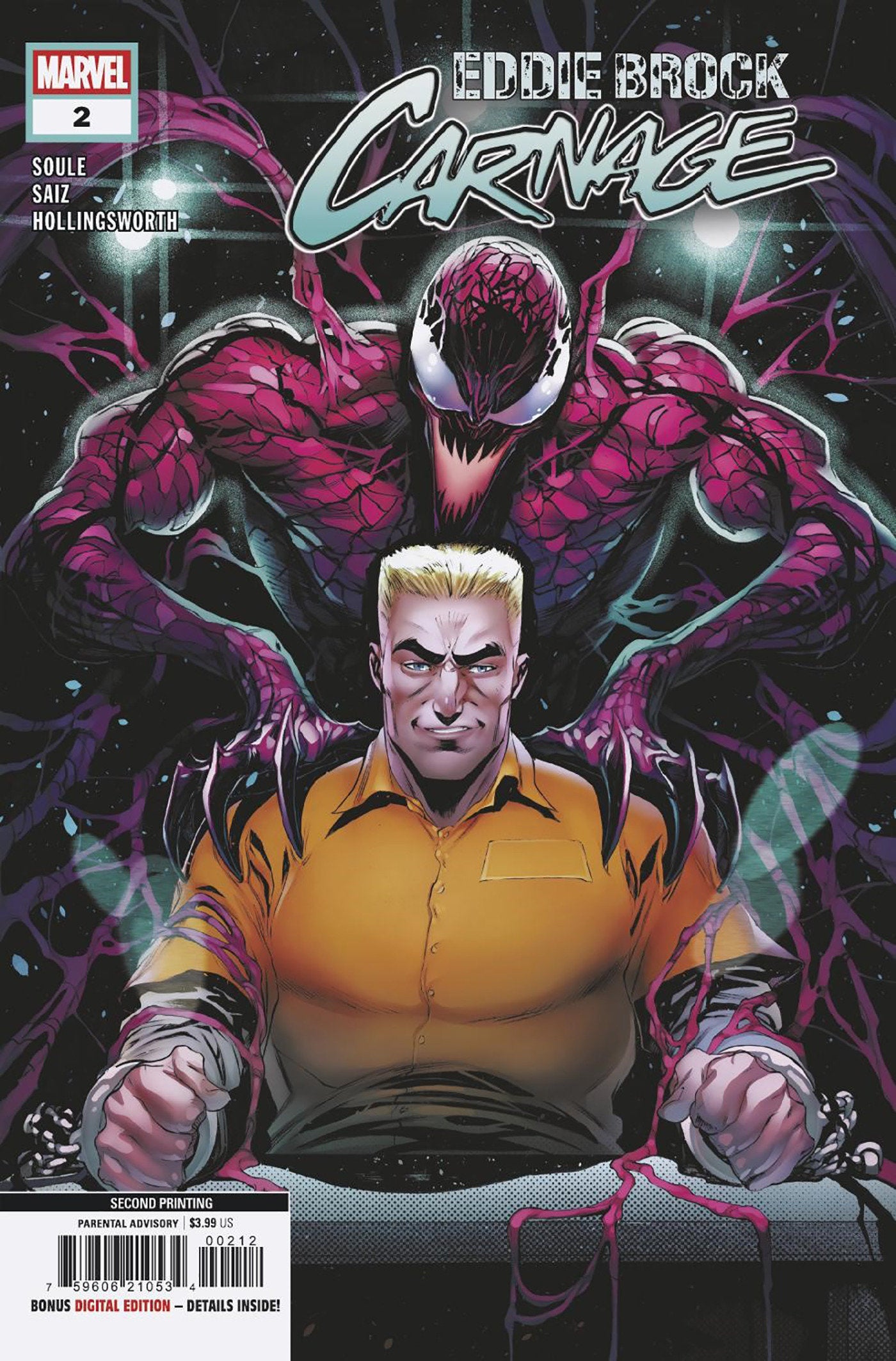 EDDIE BROCK: CARNAGE #2 IBAN COELLO 2ND PRINTING VARIANT