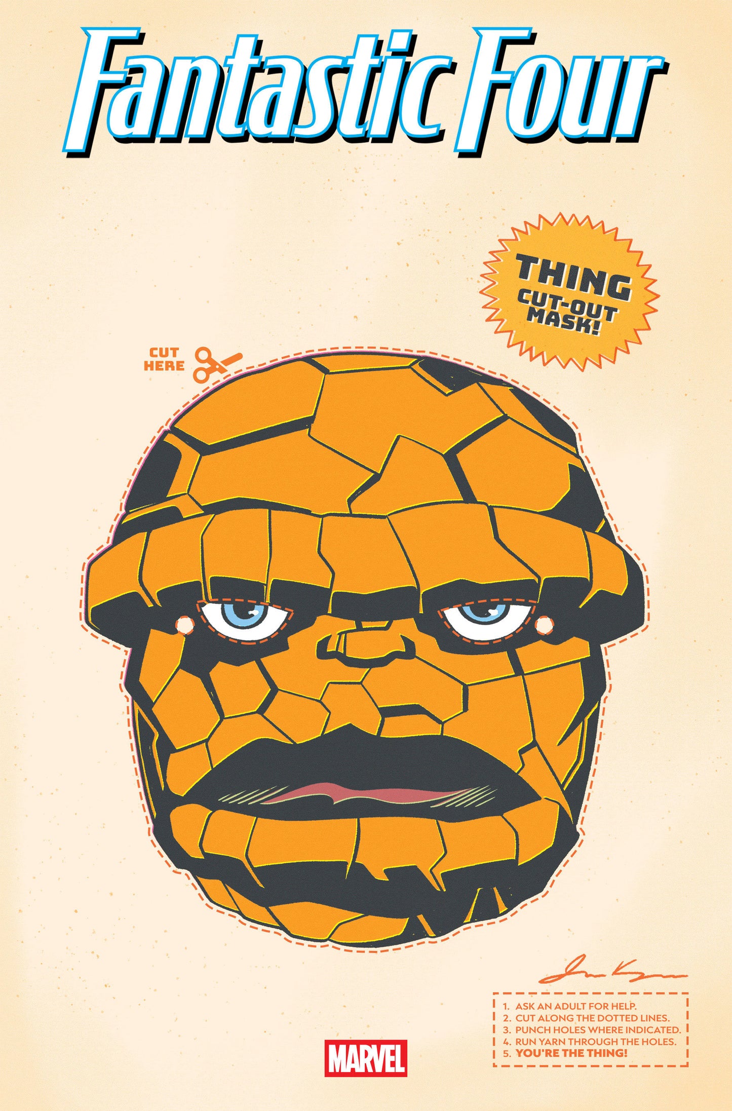 FANTASTIC FOUR #3 RETRO HALLOWEEN MASK VARIANT