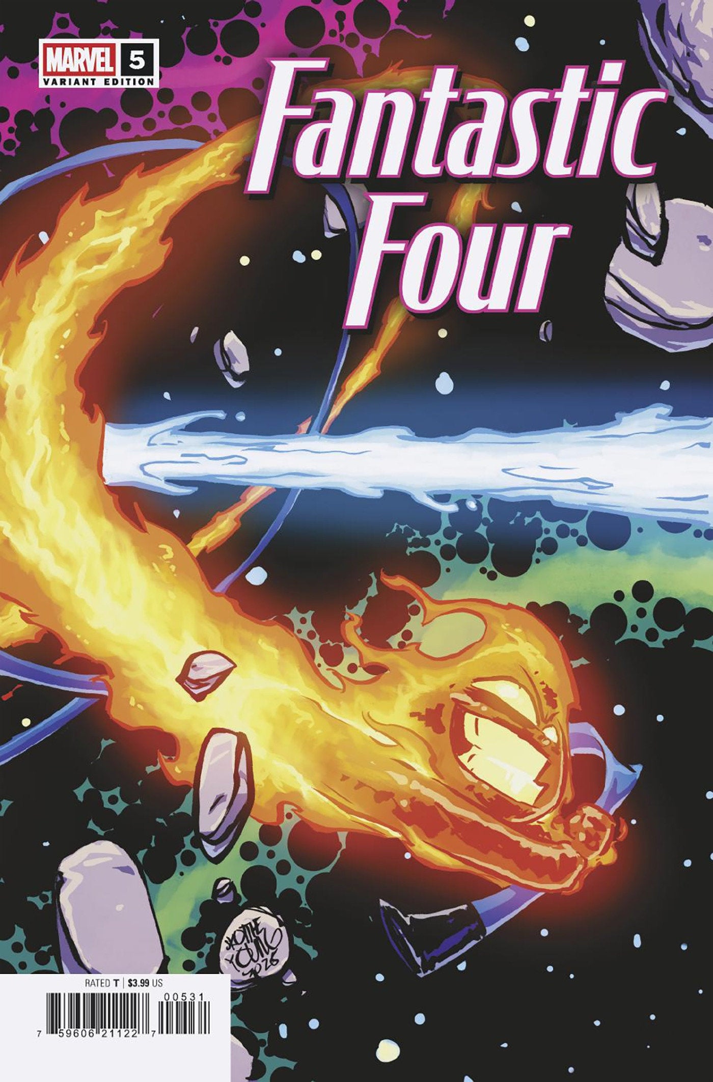 FANTASTIC FOUR #5 SKOTTIE YOUNG 5-PART CONNECTING VARIANT