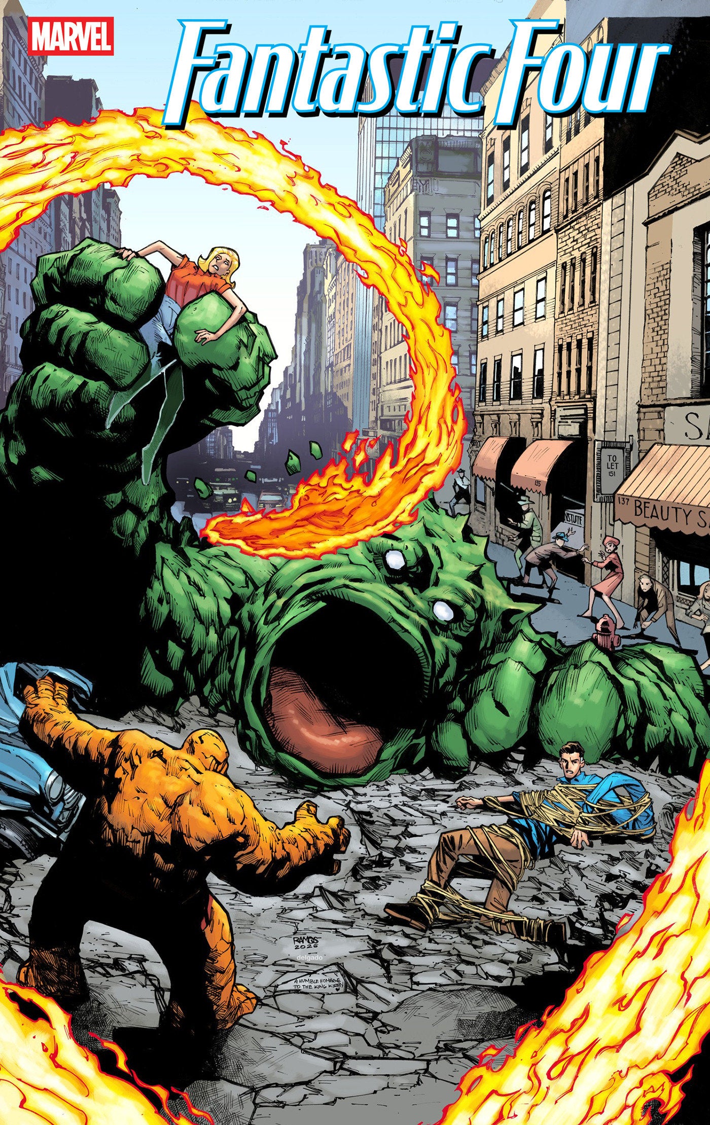 FANTASTIC FOUR #15 HUMBERTO RAMOS HOMAGE VARIANT
