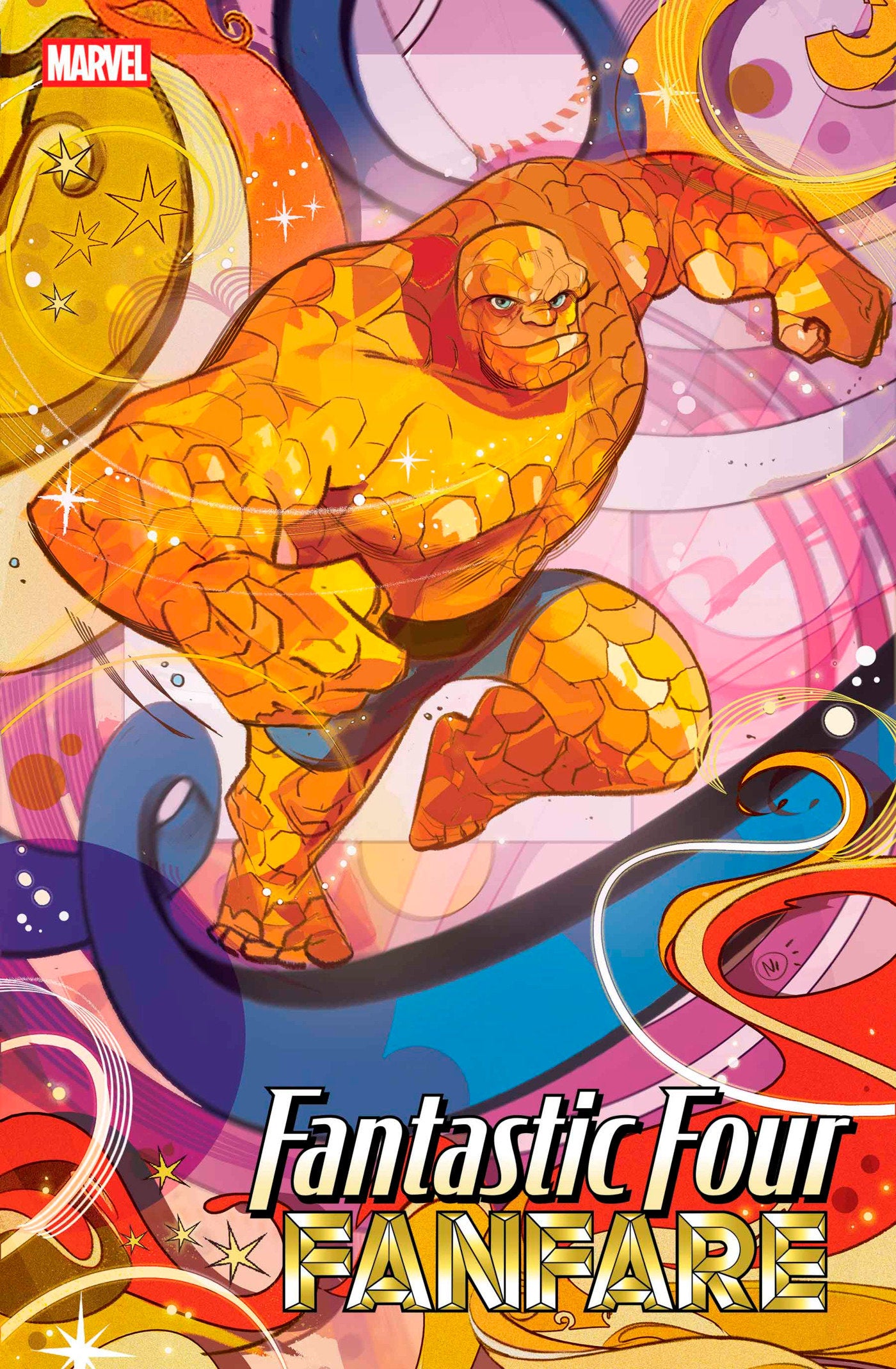 FANTASTIC FOUR FANFARE #3 NICOLETTA BALDARI 4-PART CONNECTING VARIANT