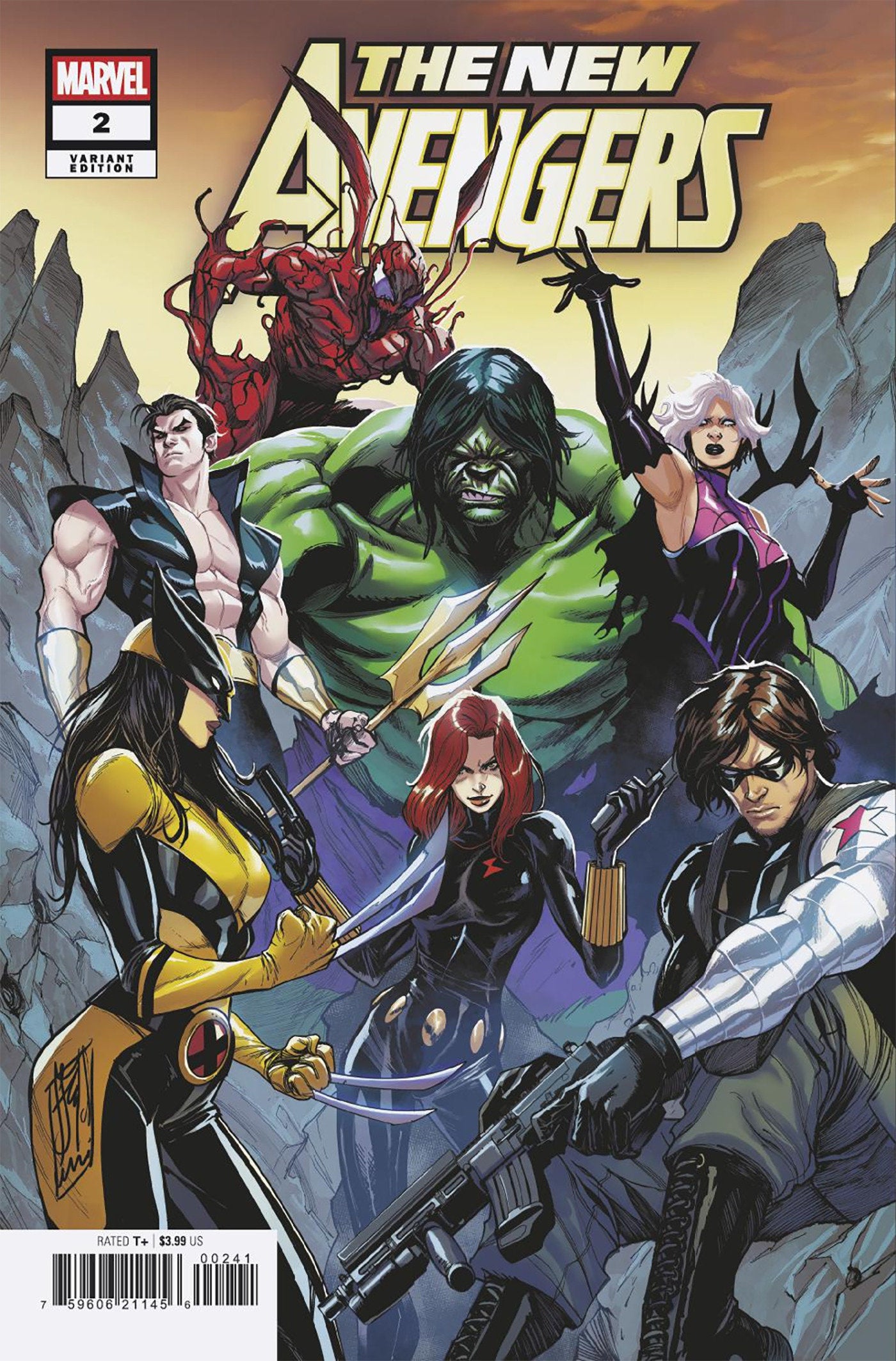 NEW AVENGERS #2 STEFANO CASELLI VARIANT