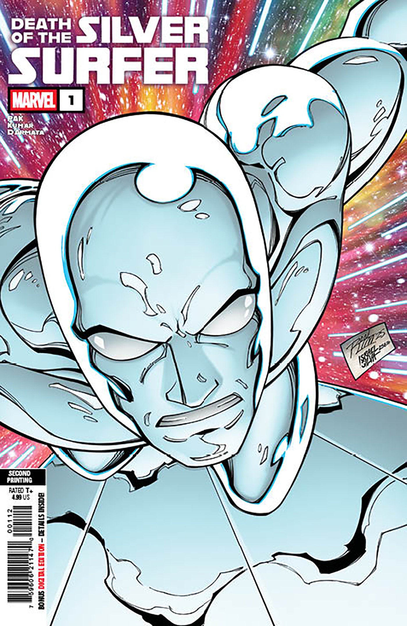 DEATH OF THE SILVER SURFER #1 RON LIM 2ND PRINTING VARIANT