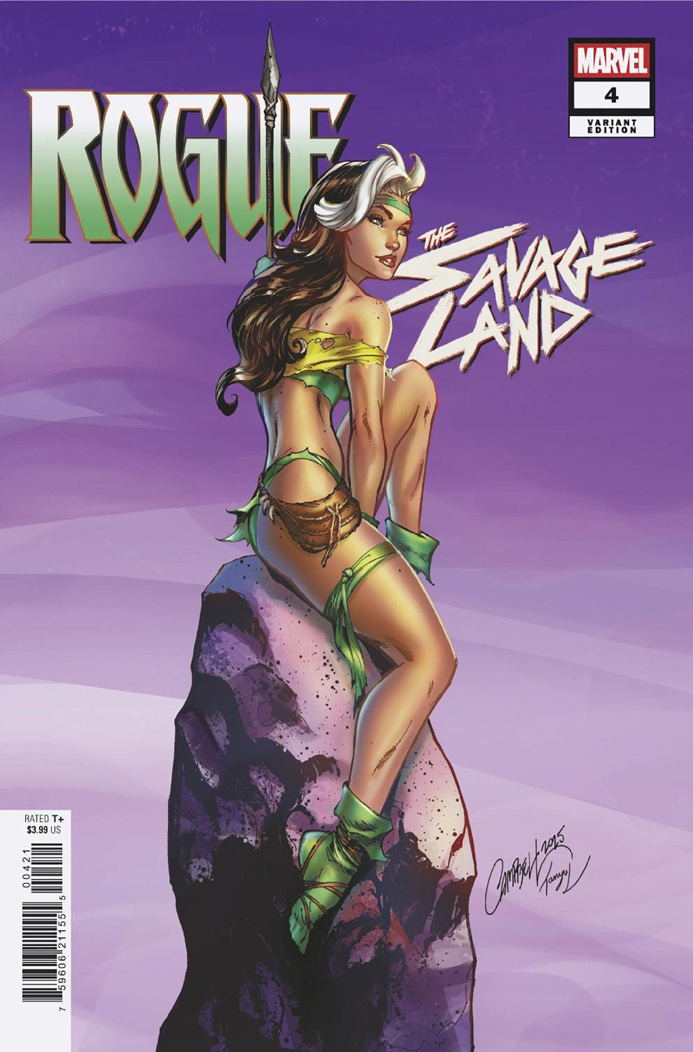 ROGUE: THE SAVAGE LAND #4 J. SCOTT CAMPBELL VARIANT