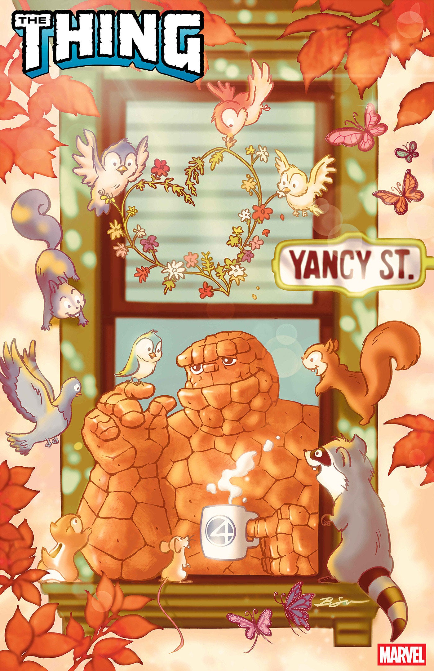 THE THING #1 BEN SU WINDOWSHADES VARIANT