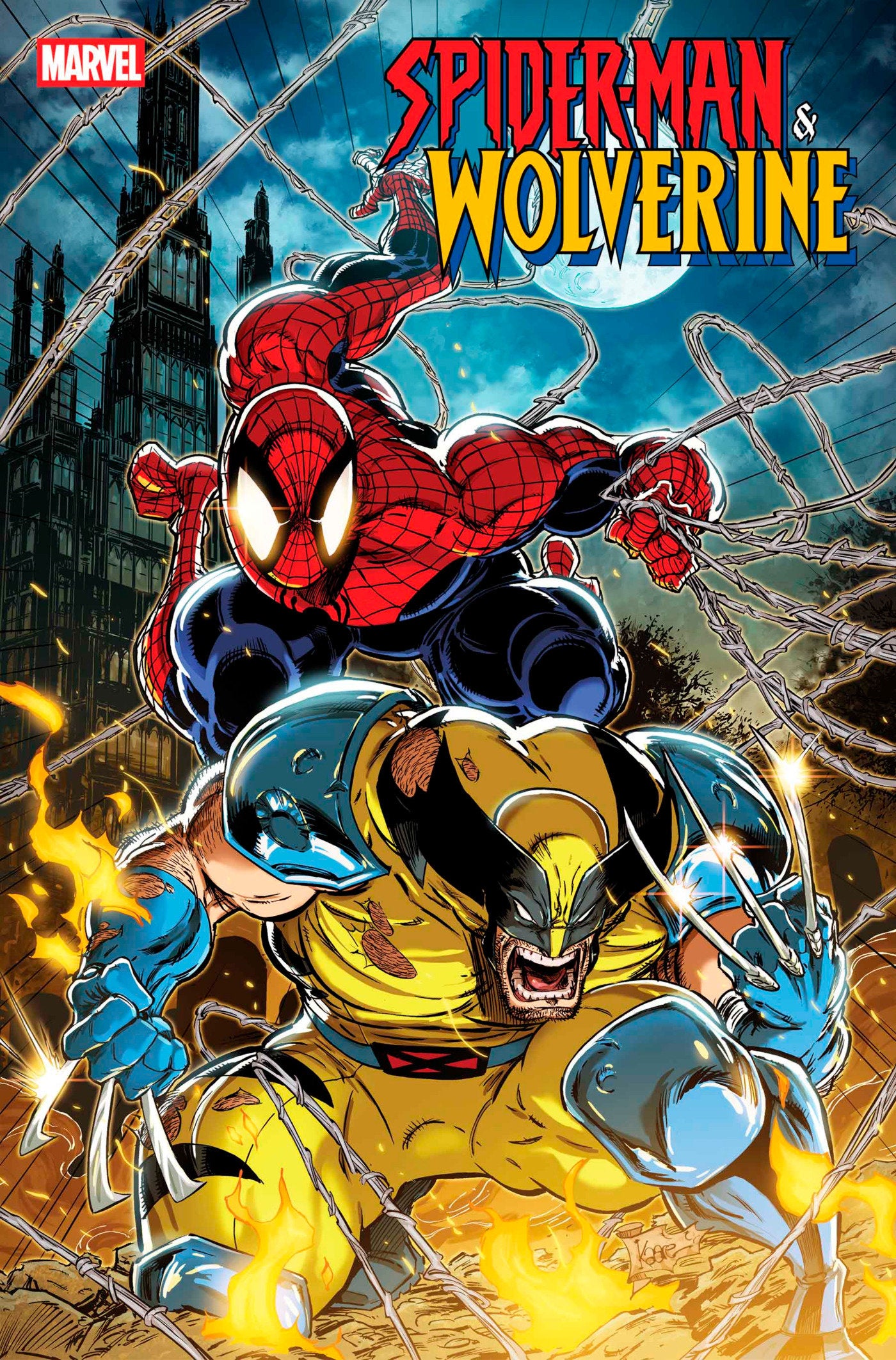 SPIDER-MAN & WOLVERINE #1 KAARE ANDREWS MAIN COVER