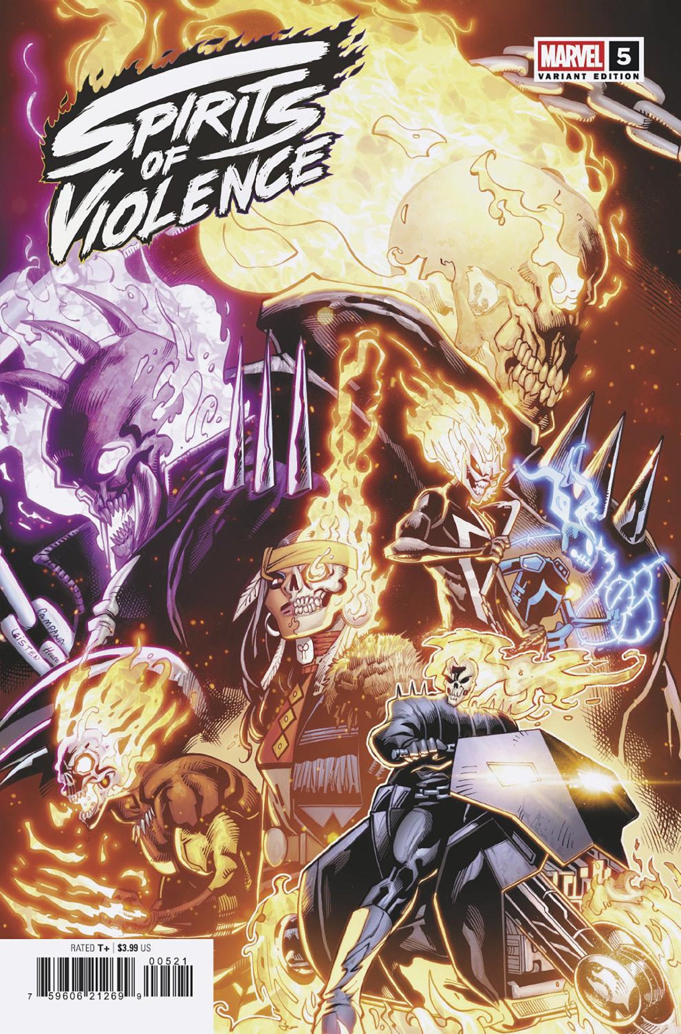 SPIRITS OF VIOLENCE #5 CHRIS CAMPANA VARIANT