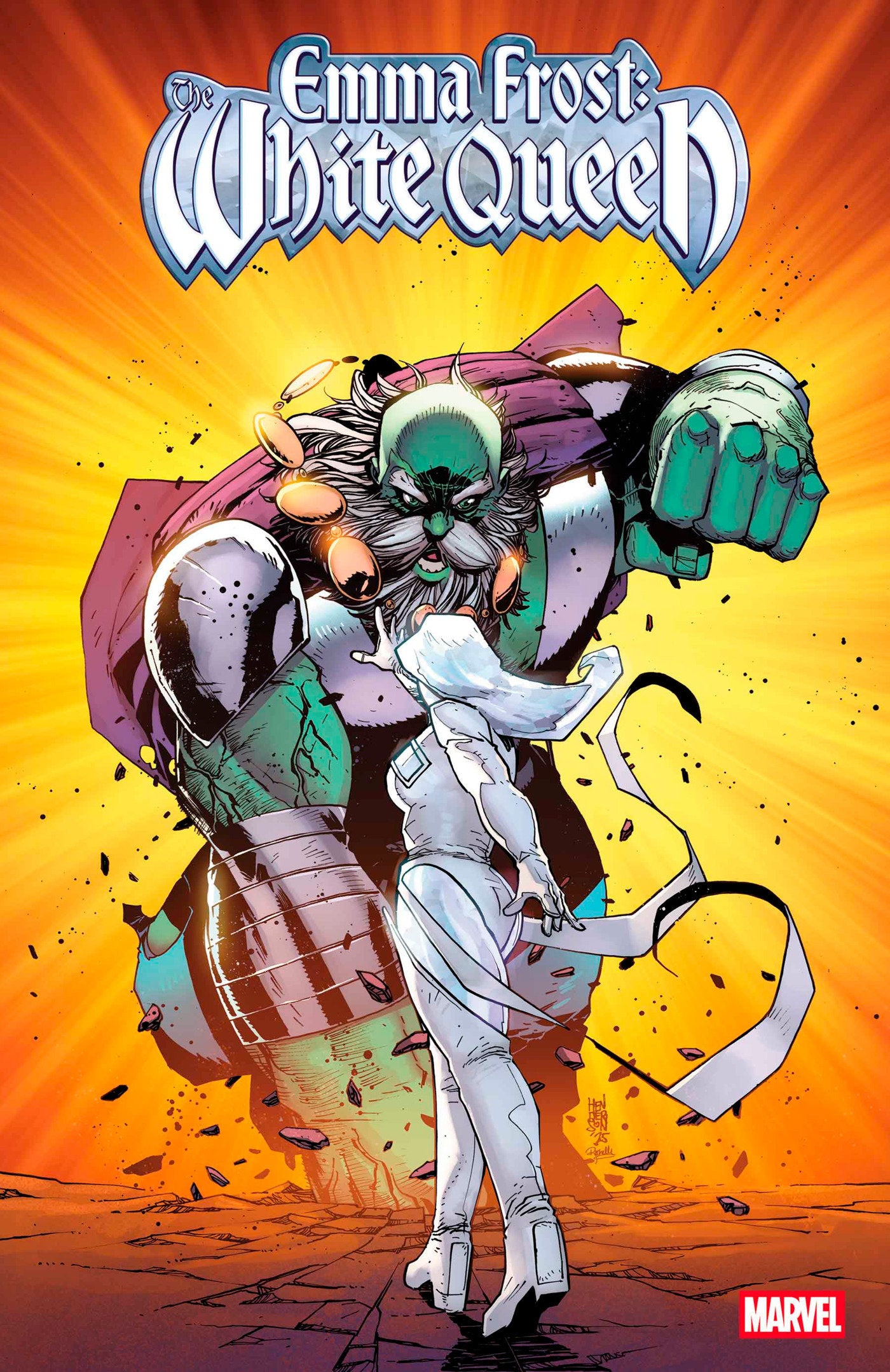 EMMA FROST: THE WHITE QUEEN #1 MIKE HENDERSON BRING ON THE BAD GUYS VARIANT