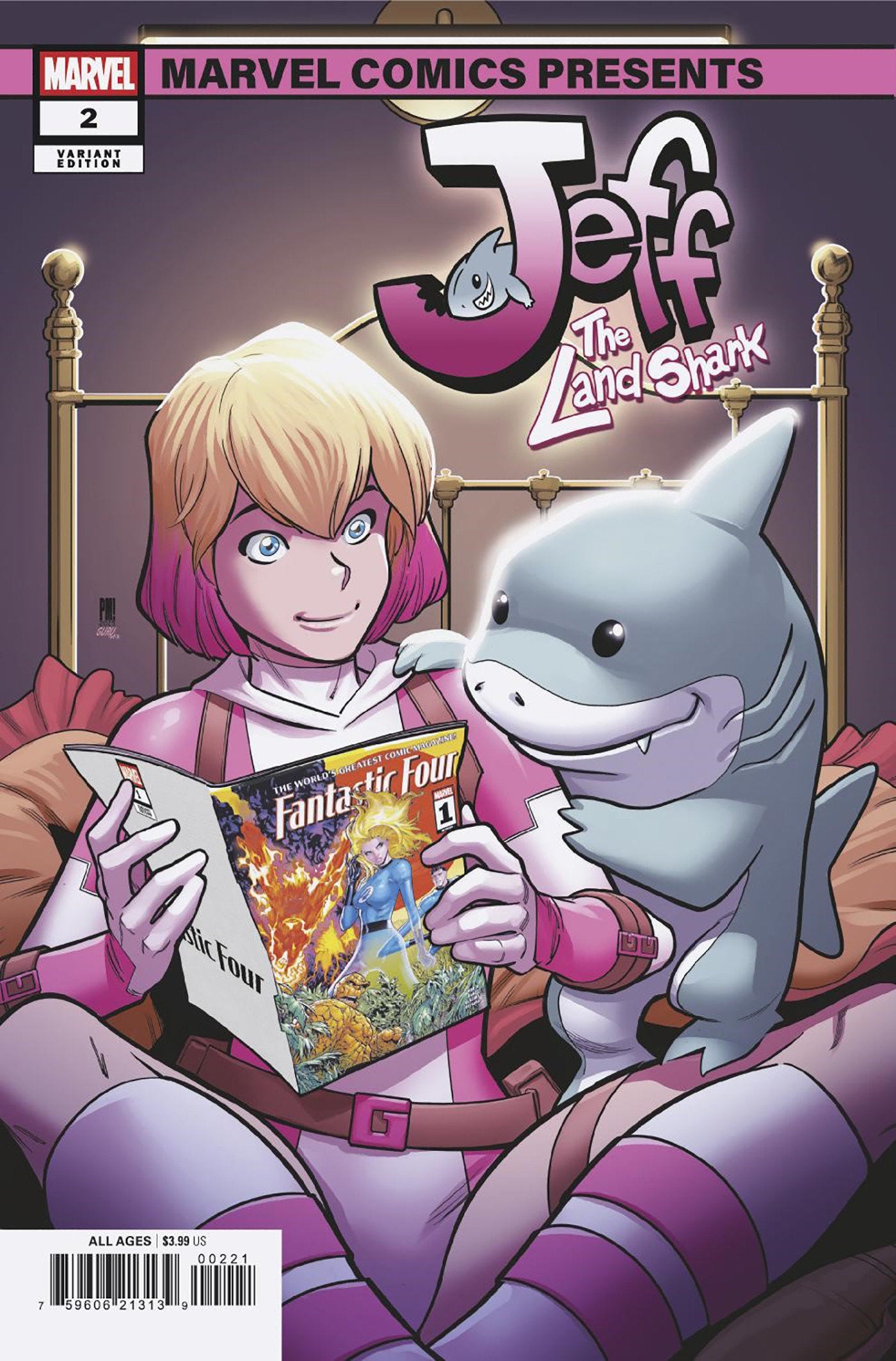 JEFF THE LAND SHARK #2 PACO MEDINA MARVEL COMICS PRESENTS VARIANT