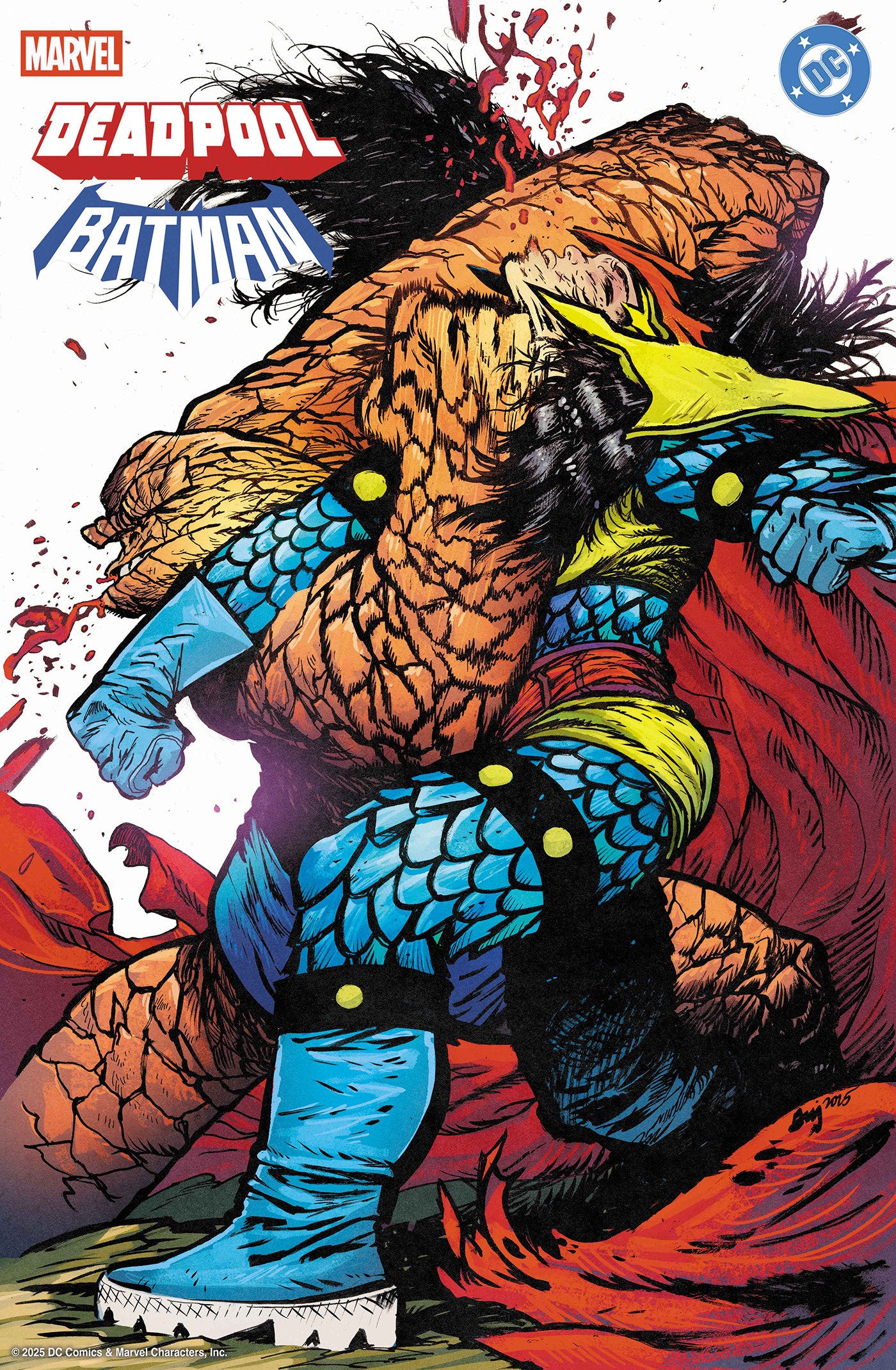 MARVEL/DC: DEADPOOL/BATMAN #1 DANIEL WARREN JOHNSON VARIANT