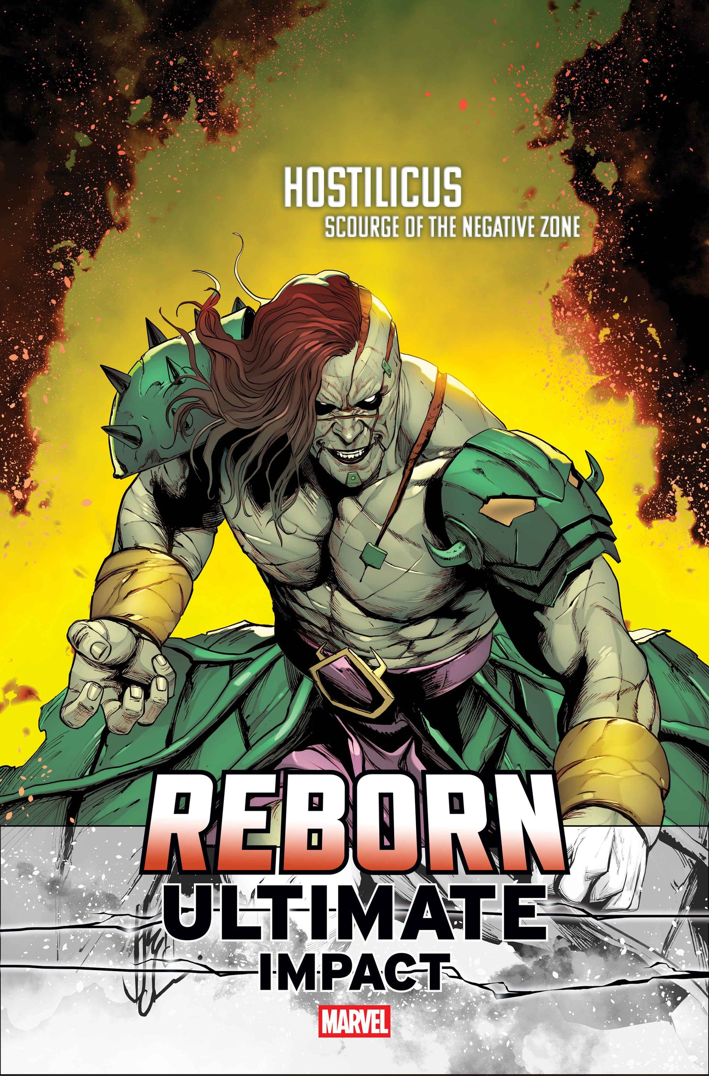 ULTIMATE IMPACT: REBORN #1 STEFANO CASELLI HOSTILICUS FIRST APPEARANCE VARIANT B