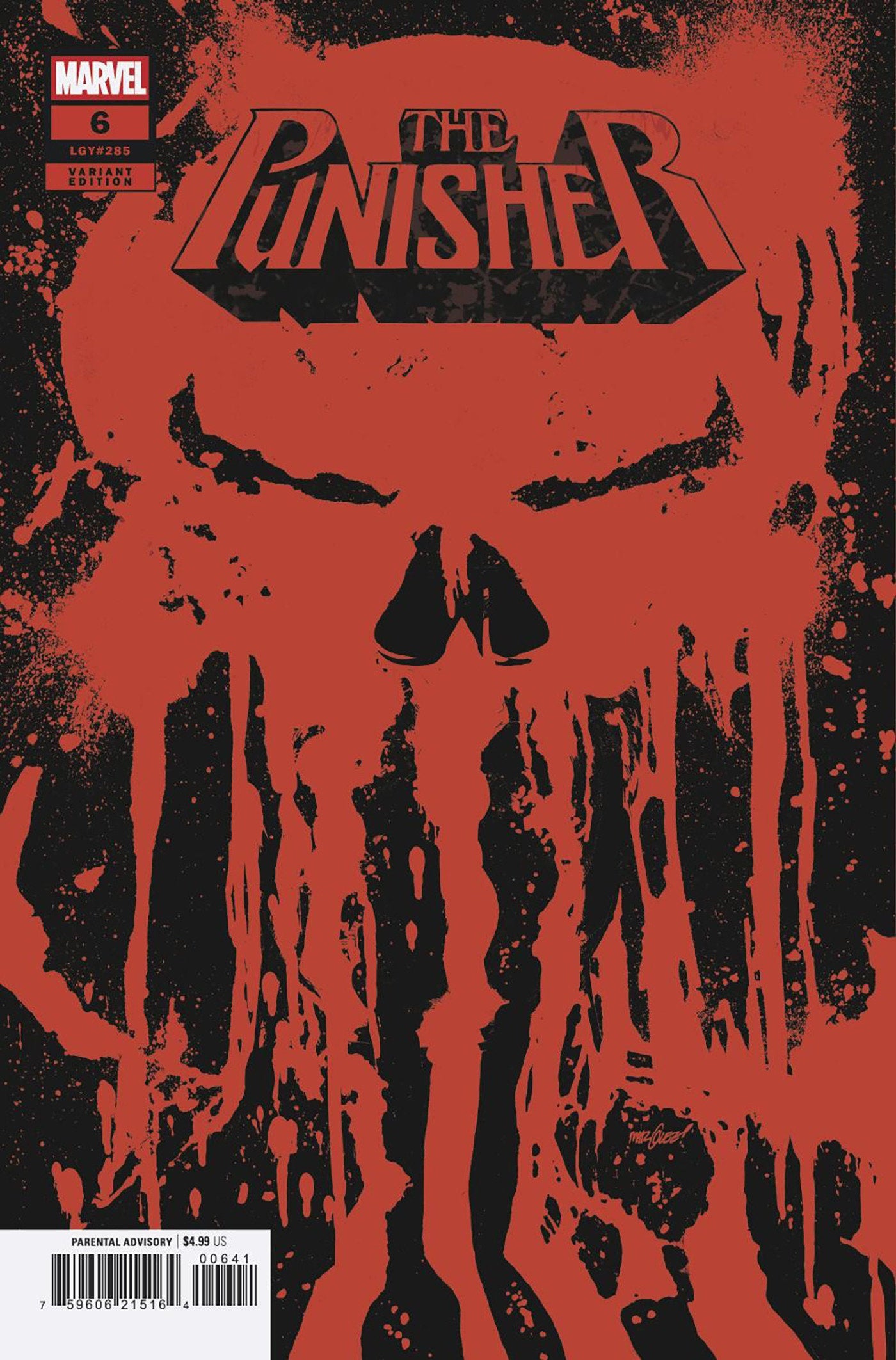 PUNISHER #6 SKULL VARIANT