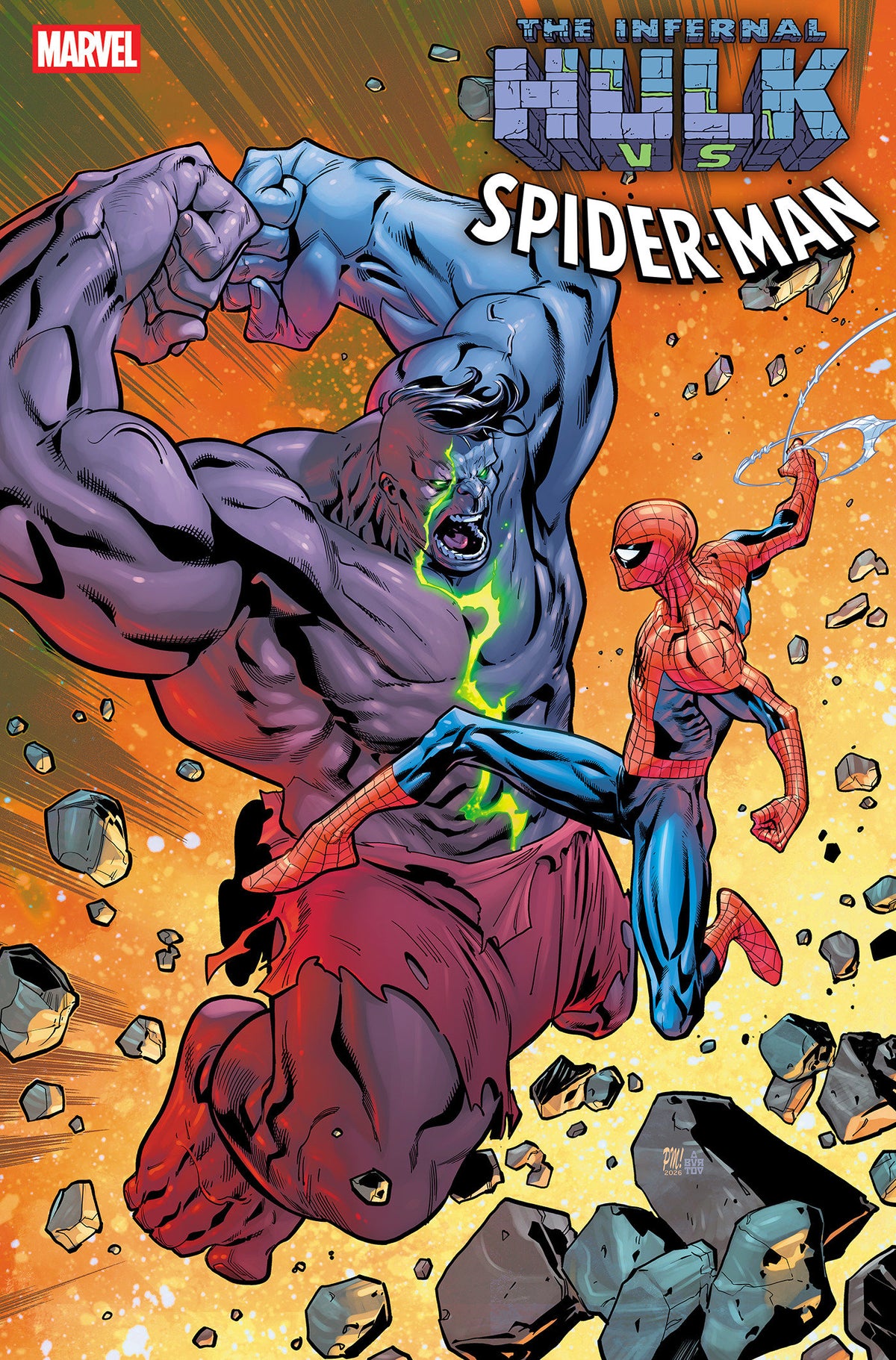 INFERNAL HULK VS. SPIDER-MAN #1 PACO MEDINA VARIANT