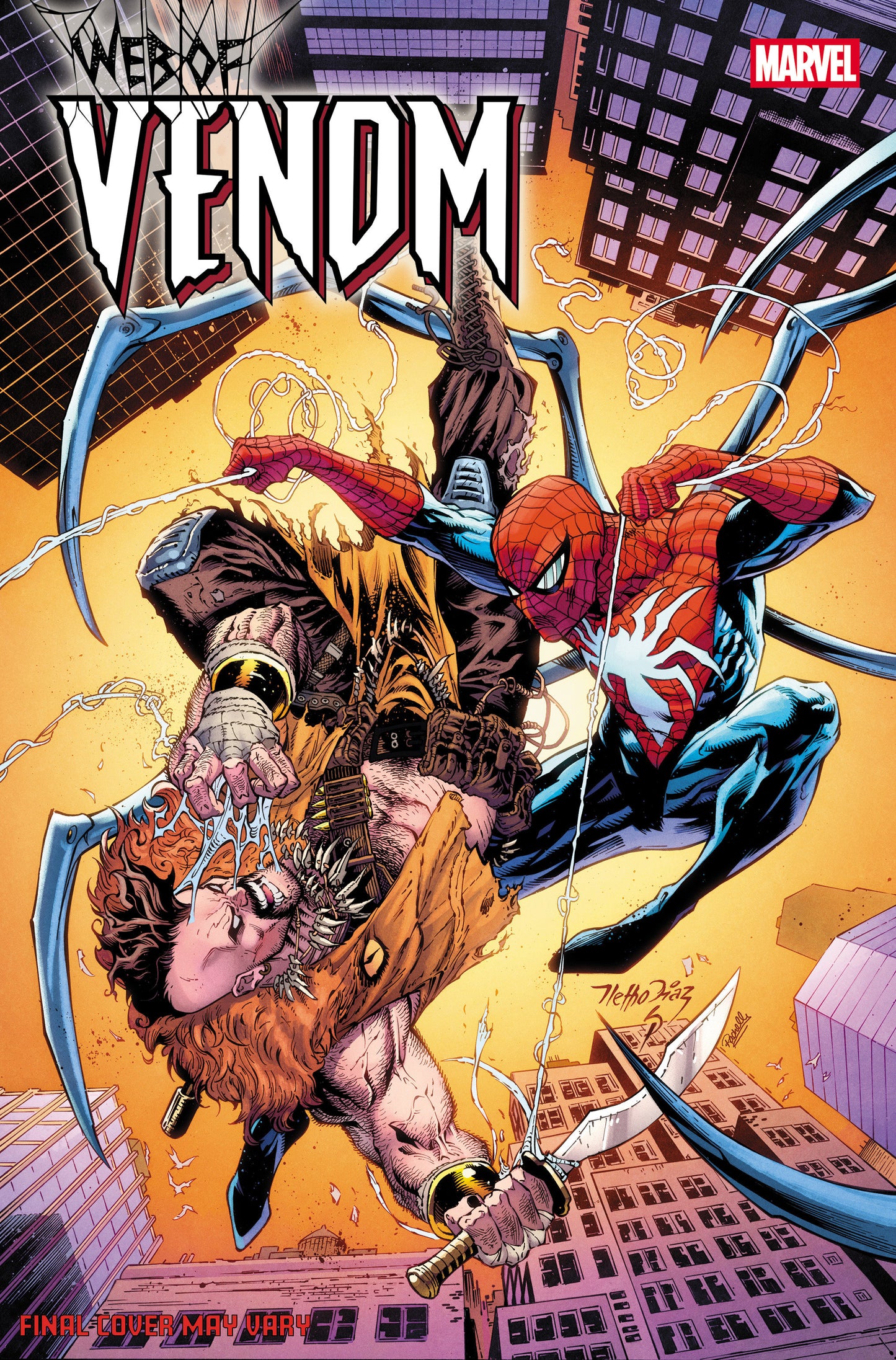 WEB OF VENOM #1 NETHO DIAZ ULTIMATE FAREWELL VARIANT