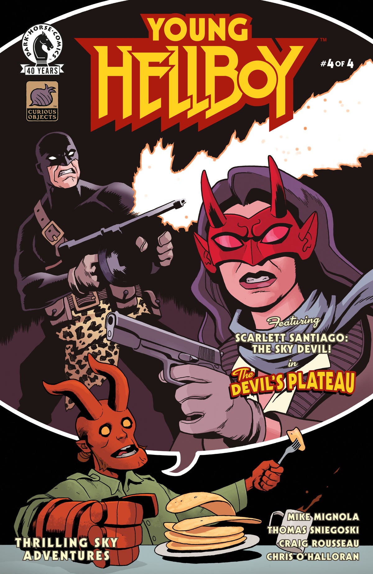 YOUNG HELLBOY: THRILLING SKY ADVENTURES #4 (CVR B) (BEN STENBECK)