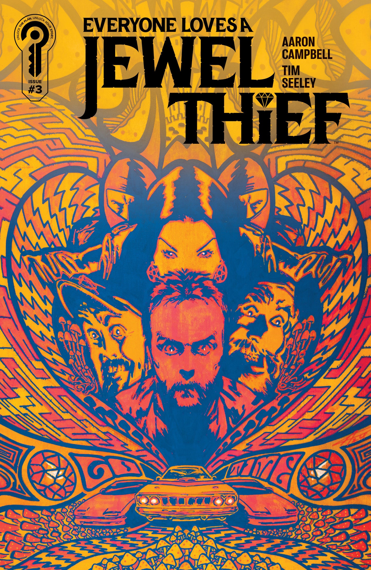 EVERYONE LOVES A JEWEL THIEF #3 COVER A AARON CAMPBELL