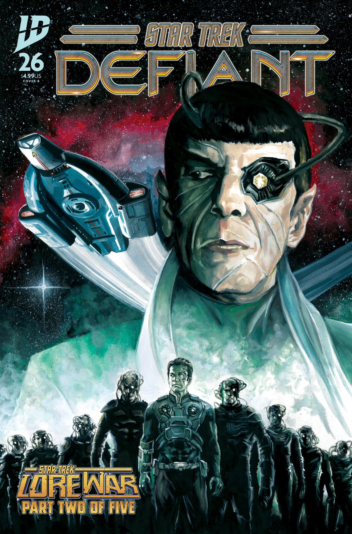 STAR TREK: DEFIANT #26 VARIANT B (WOODWARD)