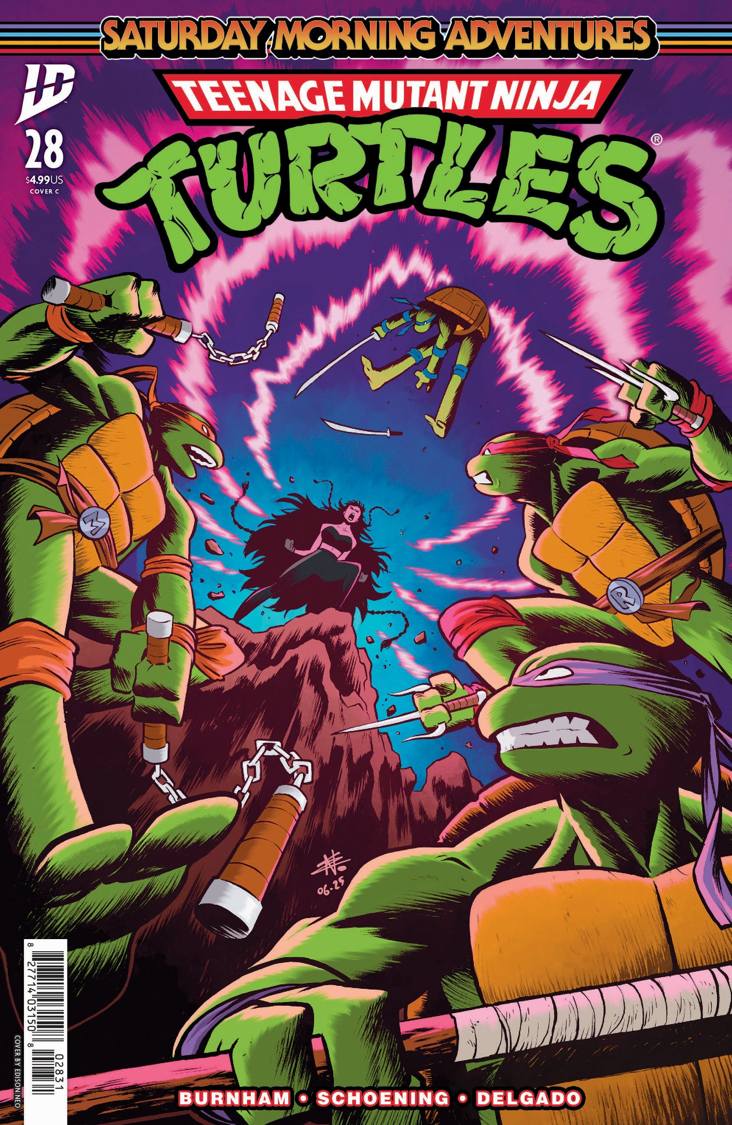 TEENAGE MUTANT NINJA TURTLES: SATURDAY MORNING ADVENTURES #28 VARIANT C (NEO)